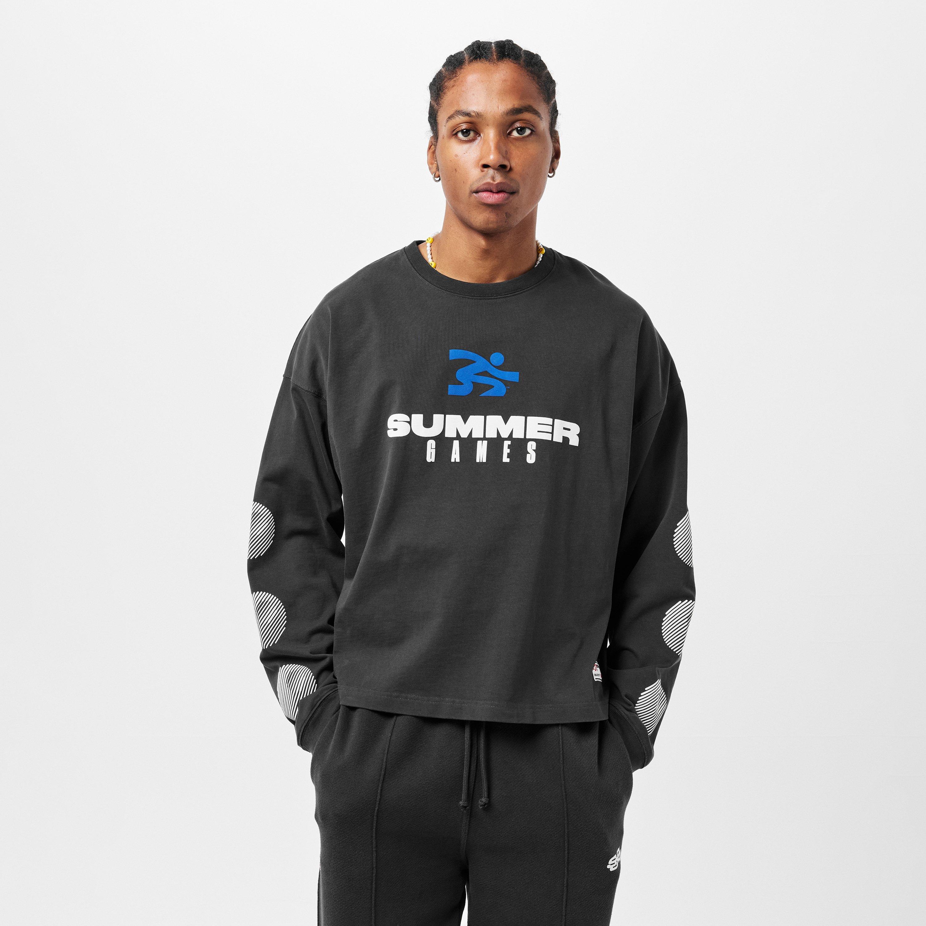 Jet Black - Summer Games - Men's Long-Sleeve T-Shirt - 3