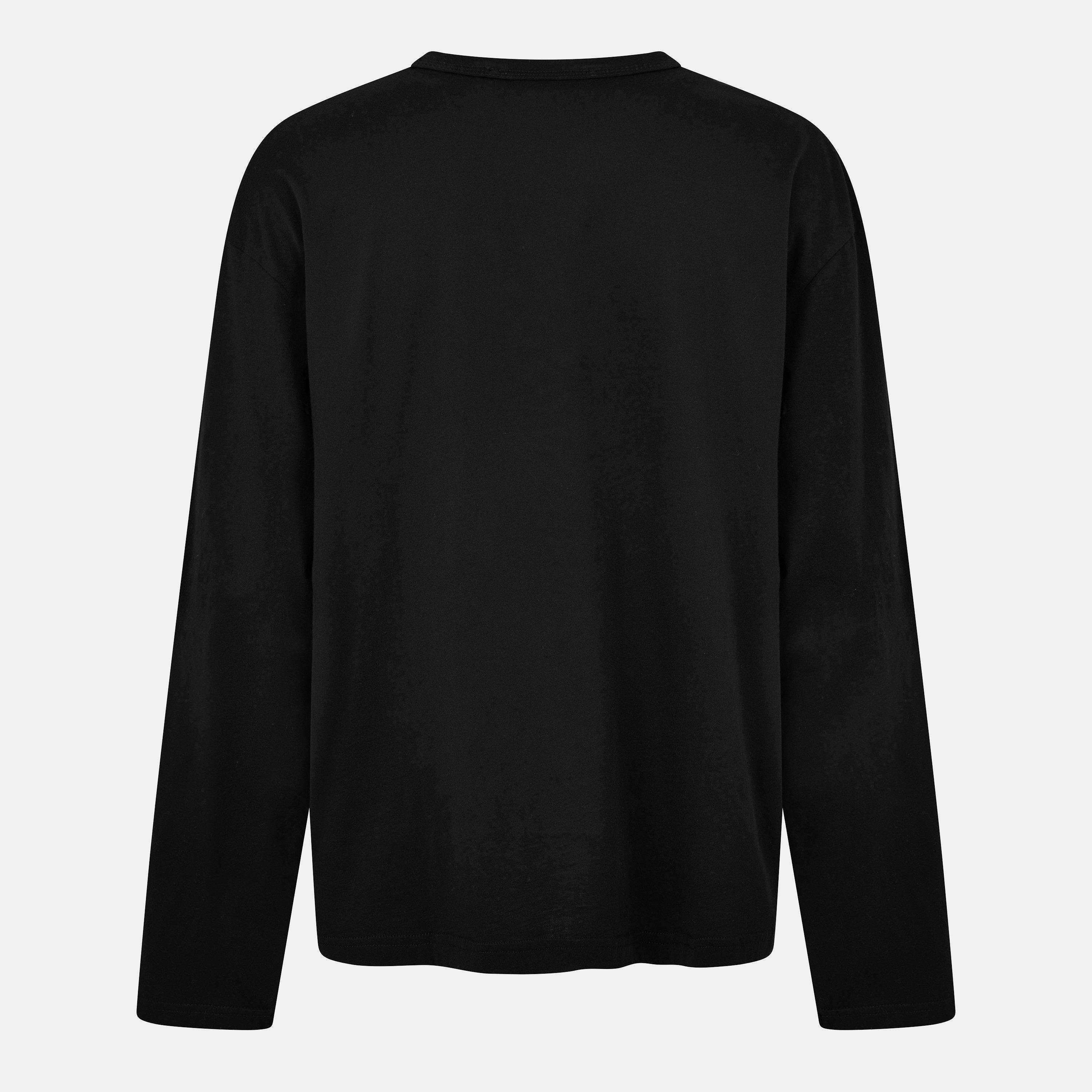 Black - Cole Buxton - Men's Star Long Sleeve T-Shirt - 2