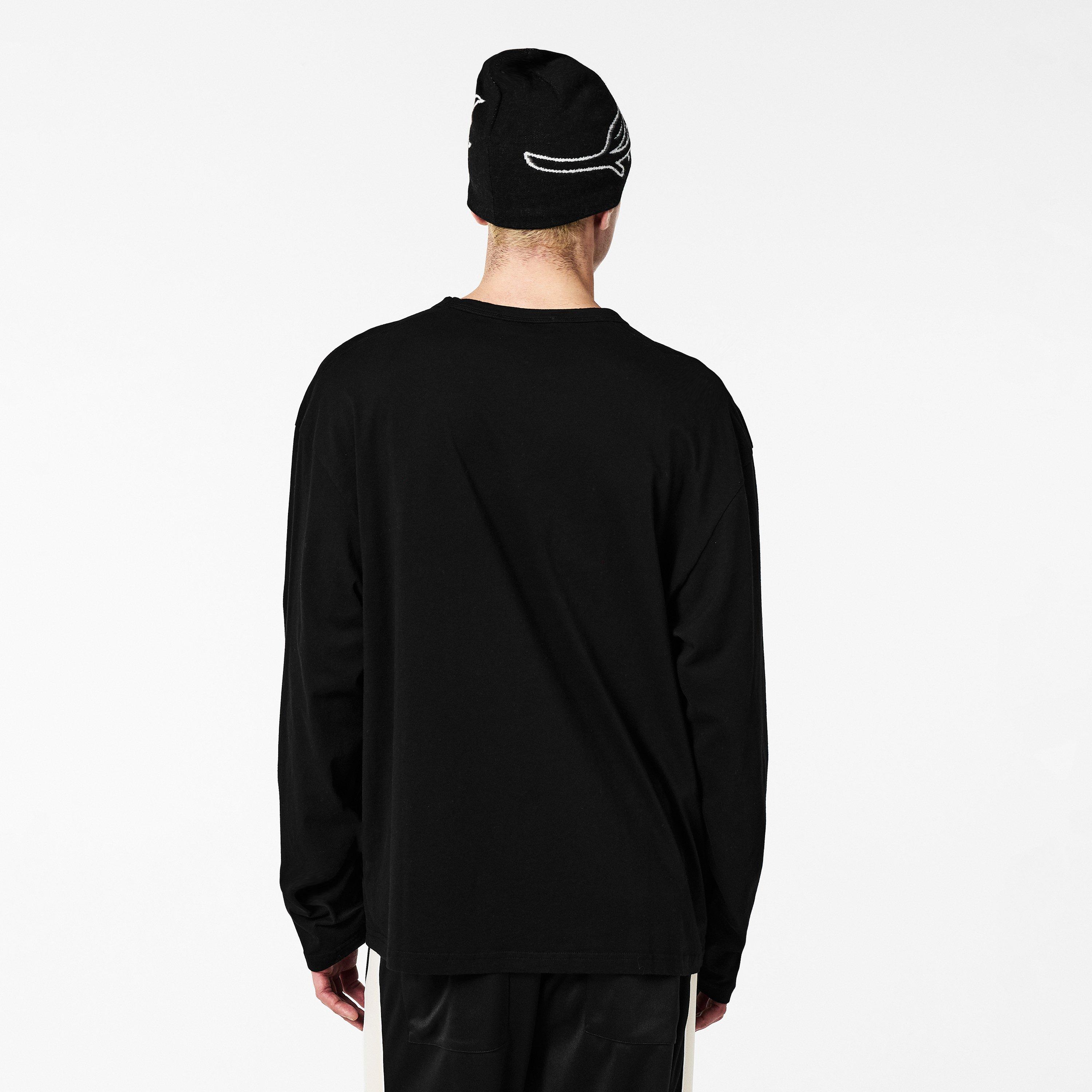 Black - Cole Buxton - Men's Star Long Sleeve T-Shirt - 4