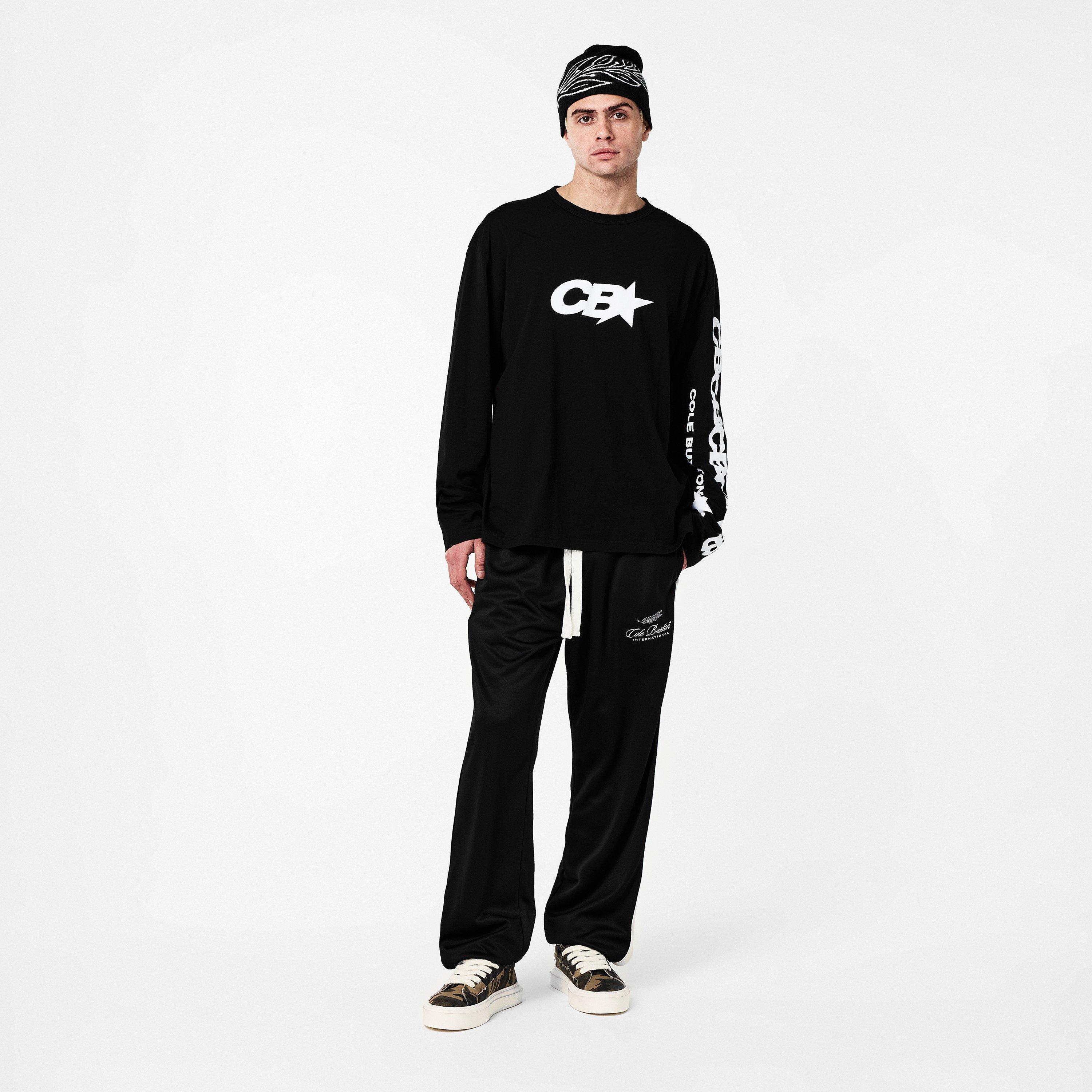 Black - Cole Buxton - Men's Star Long Sleeve T-Shirt - 6