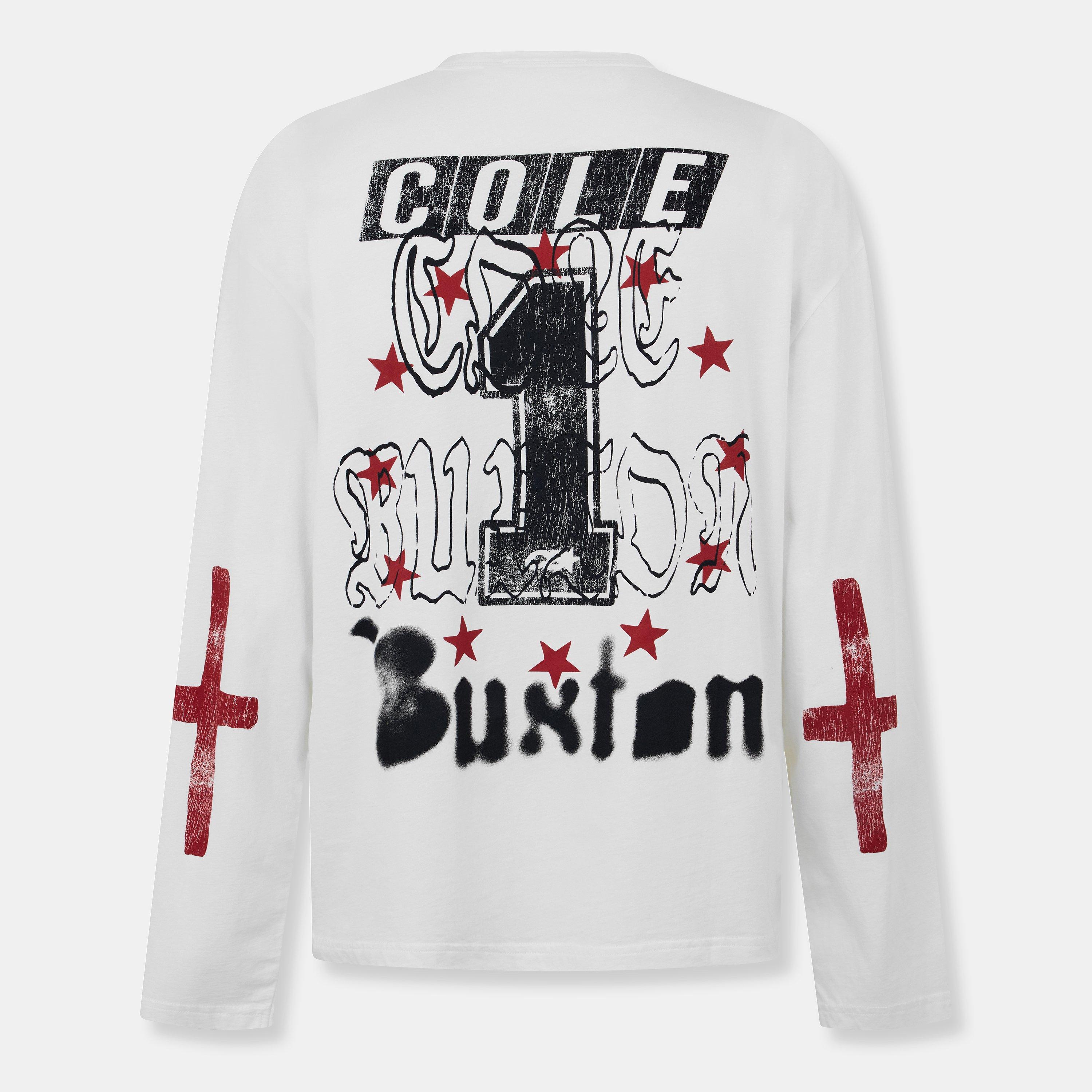 Vintage White - Cole Buxton - Men's Mx Long Sleeve T-Shirt - 2