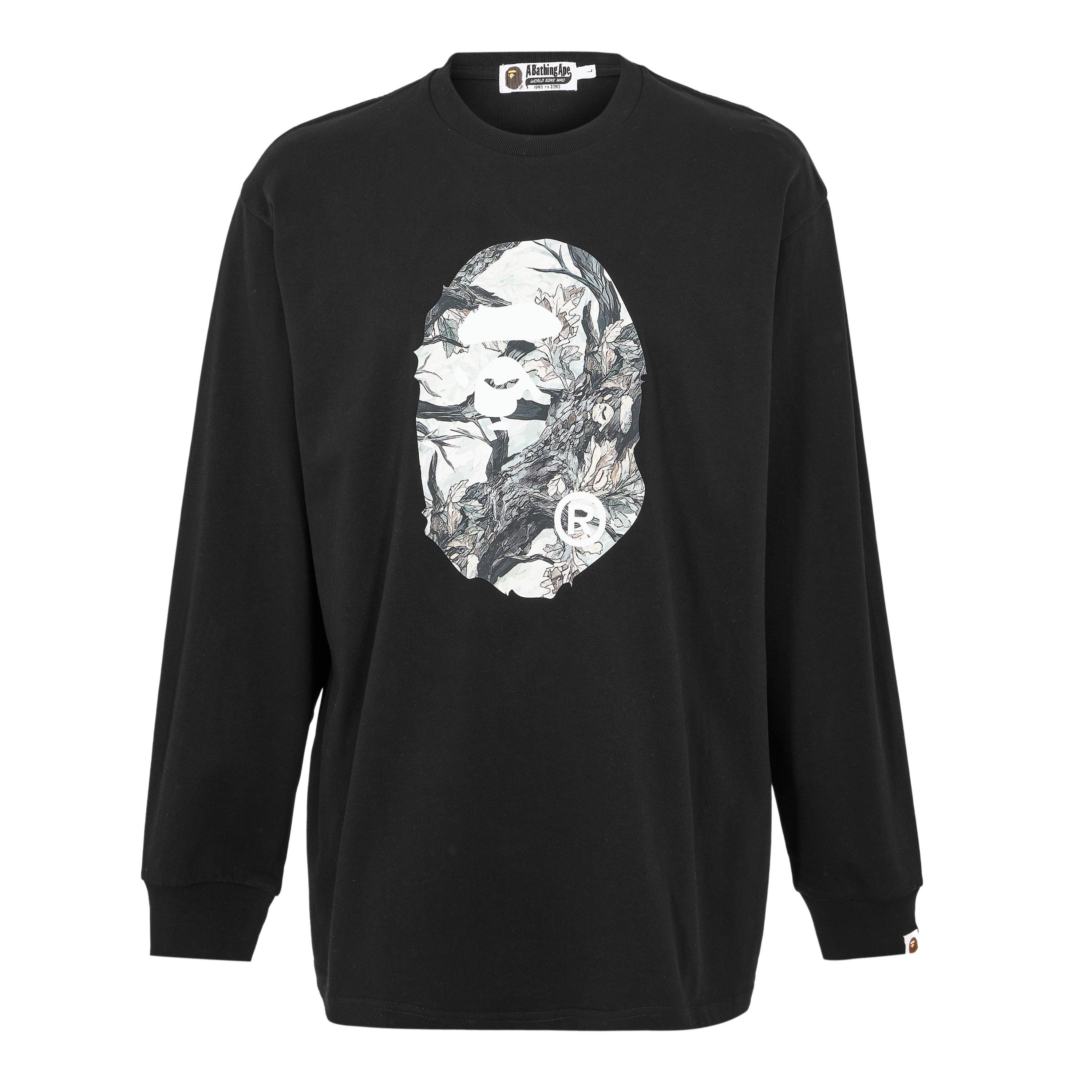 Bape Men's Tree Edge Long Sleeve T-Shirt | Flannels