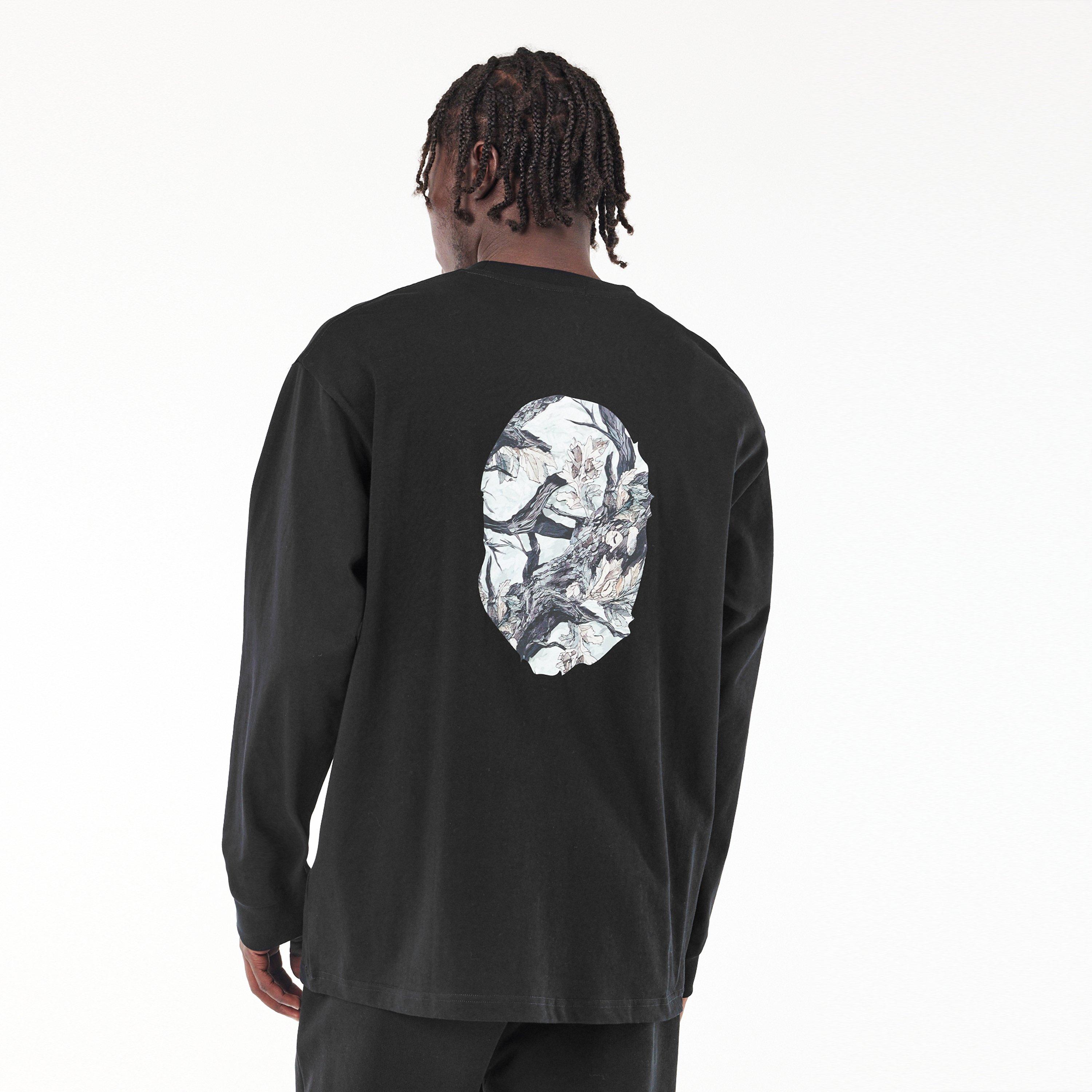 Black - A Bathing Ape - Men's Tree Edge Long Sleeve T-Shirt - 4