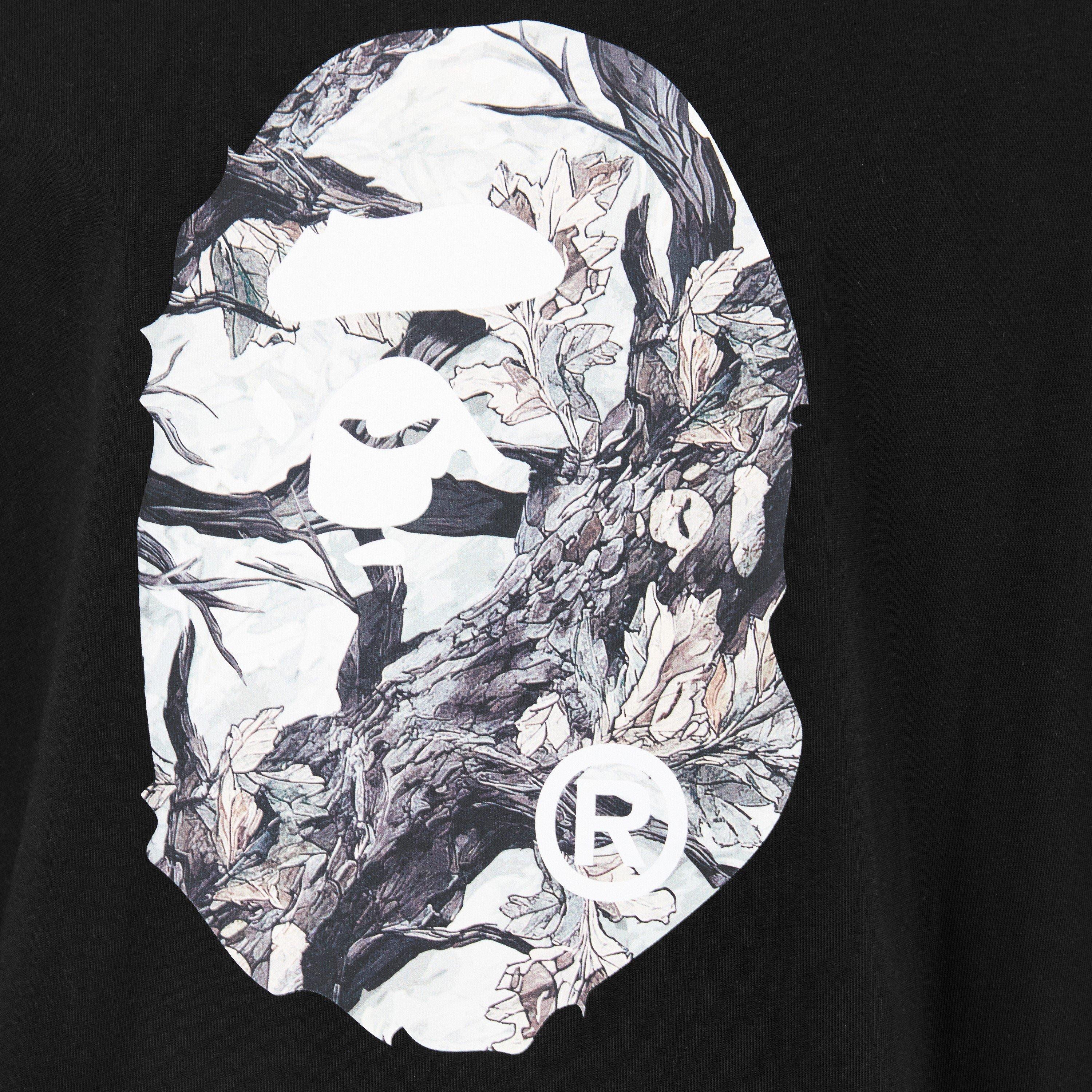 Black - A Bathing Ape - Men's Tree Edge Long Sleeve T-Shirt - 5