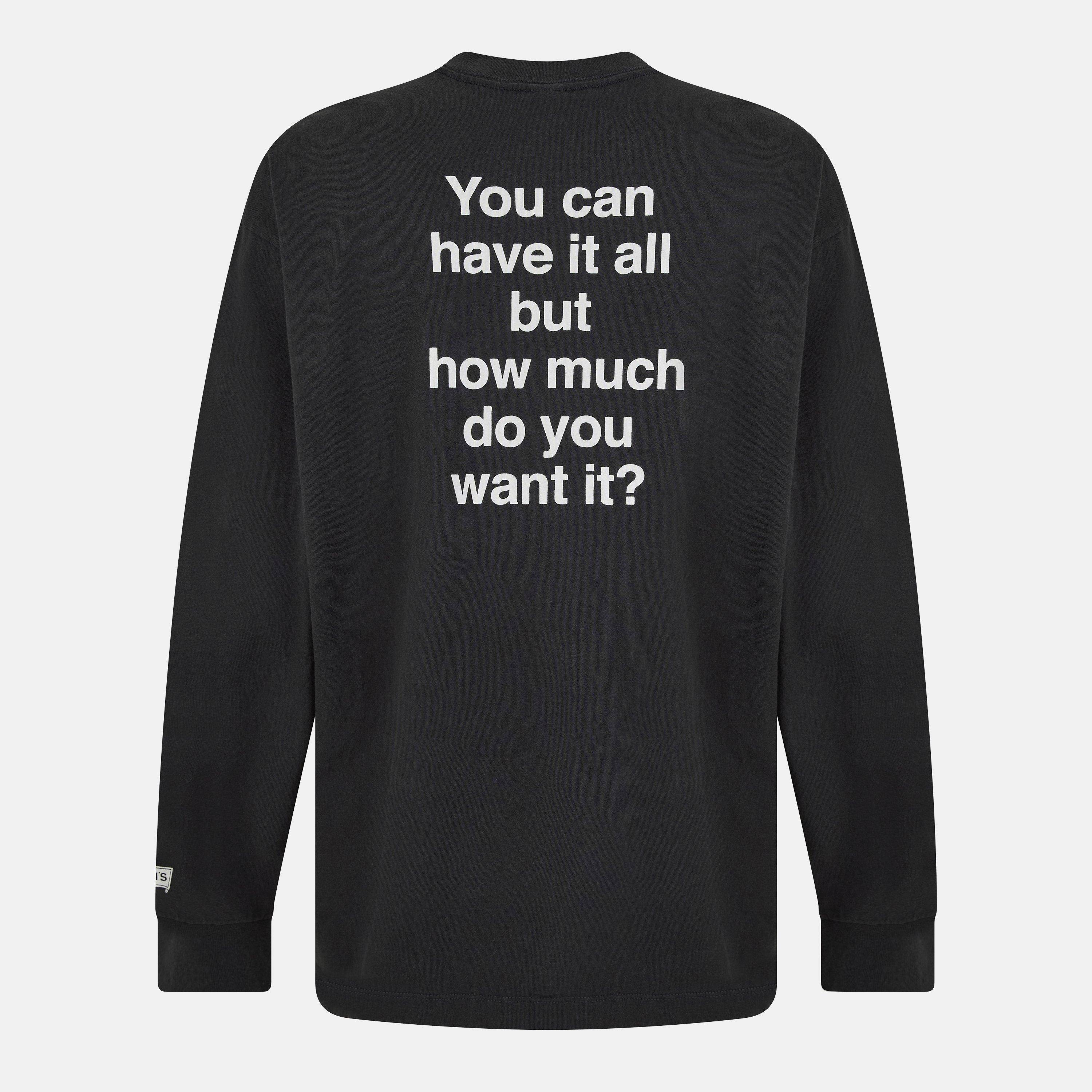 Black - Levis - x Oasis Long Sleeve Tee - 2