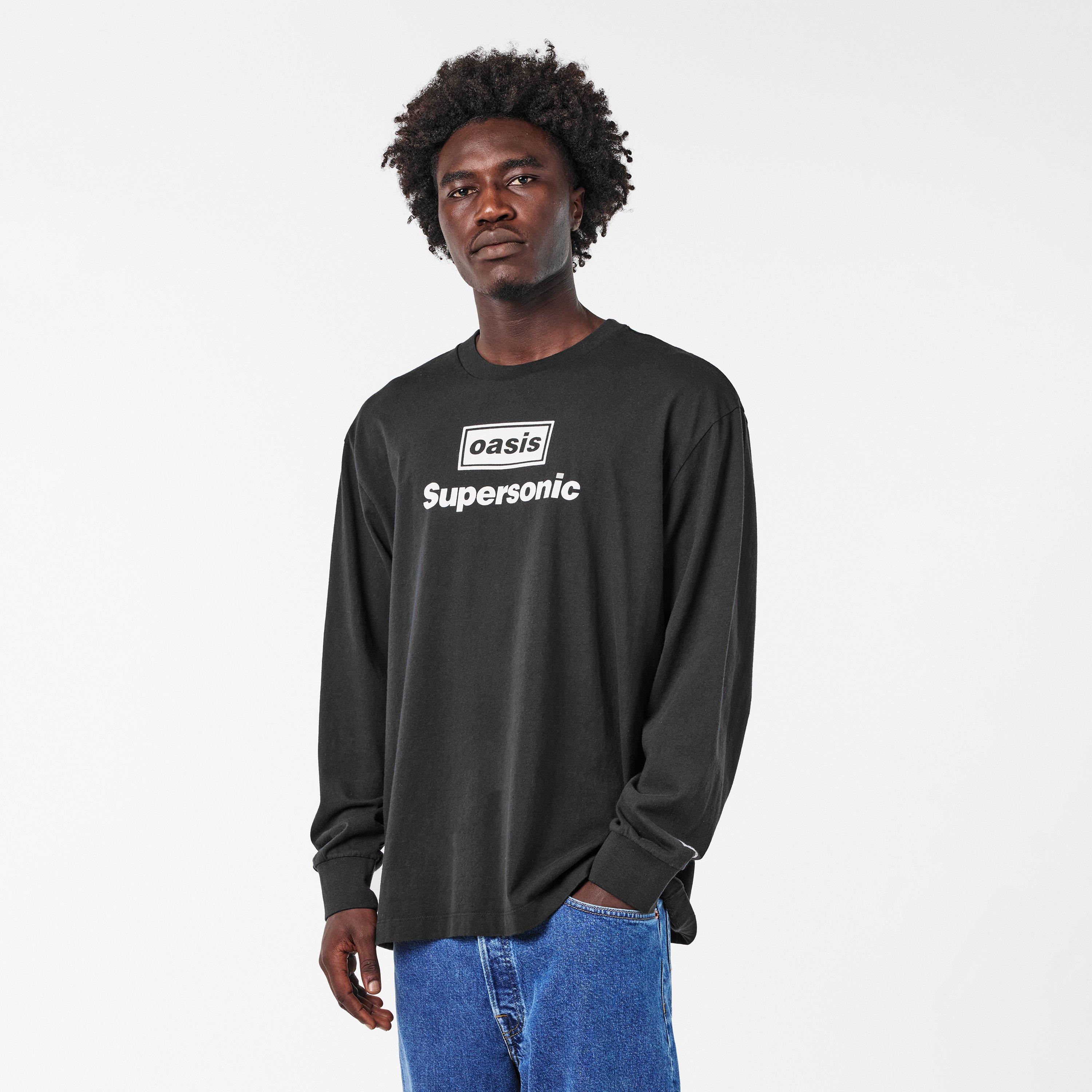 Black - Levis - x Oasis Long Sleeve Tee - 3
