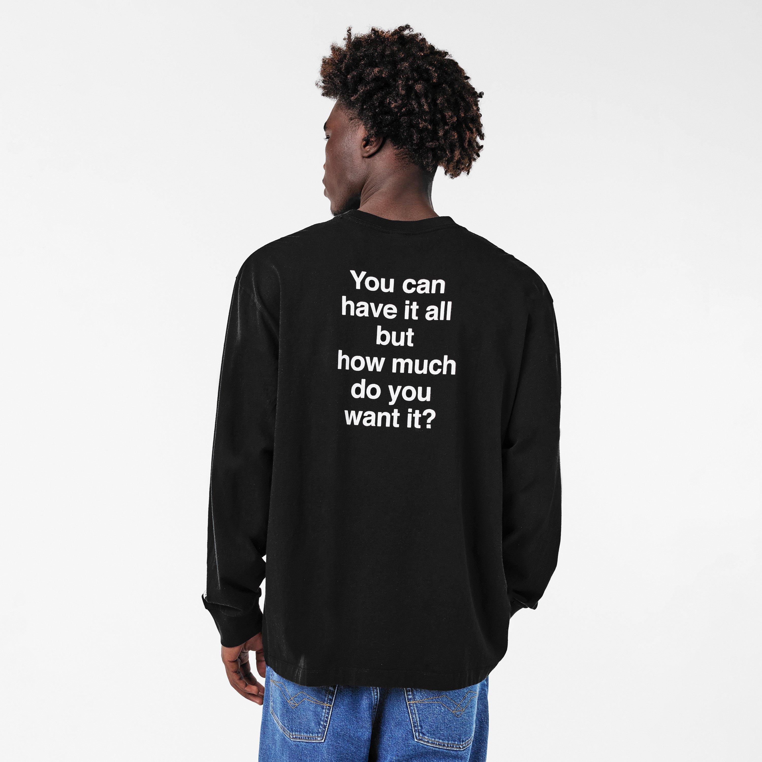 Black - Levis - x Oasis Long Sleeve Tee - 4