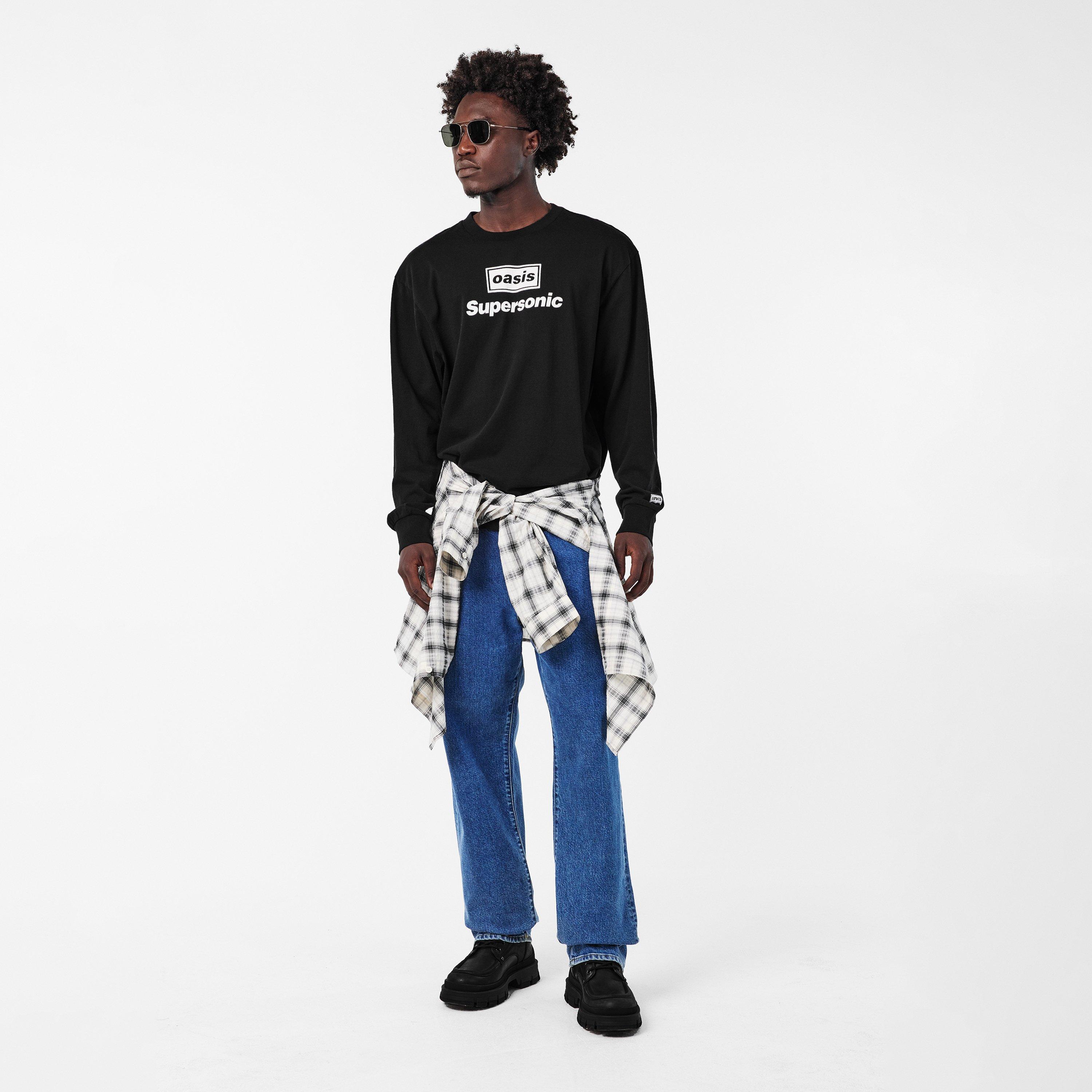 Black - Levis - x Oasis Long Sleeve Tee - 6