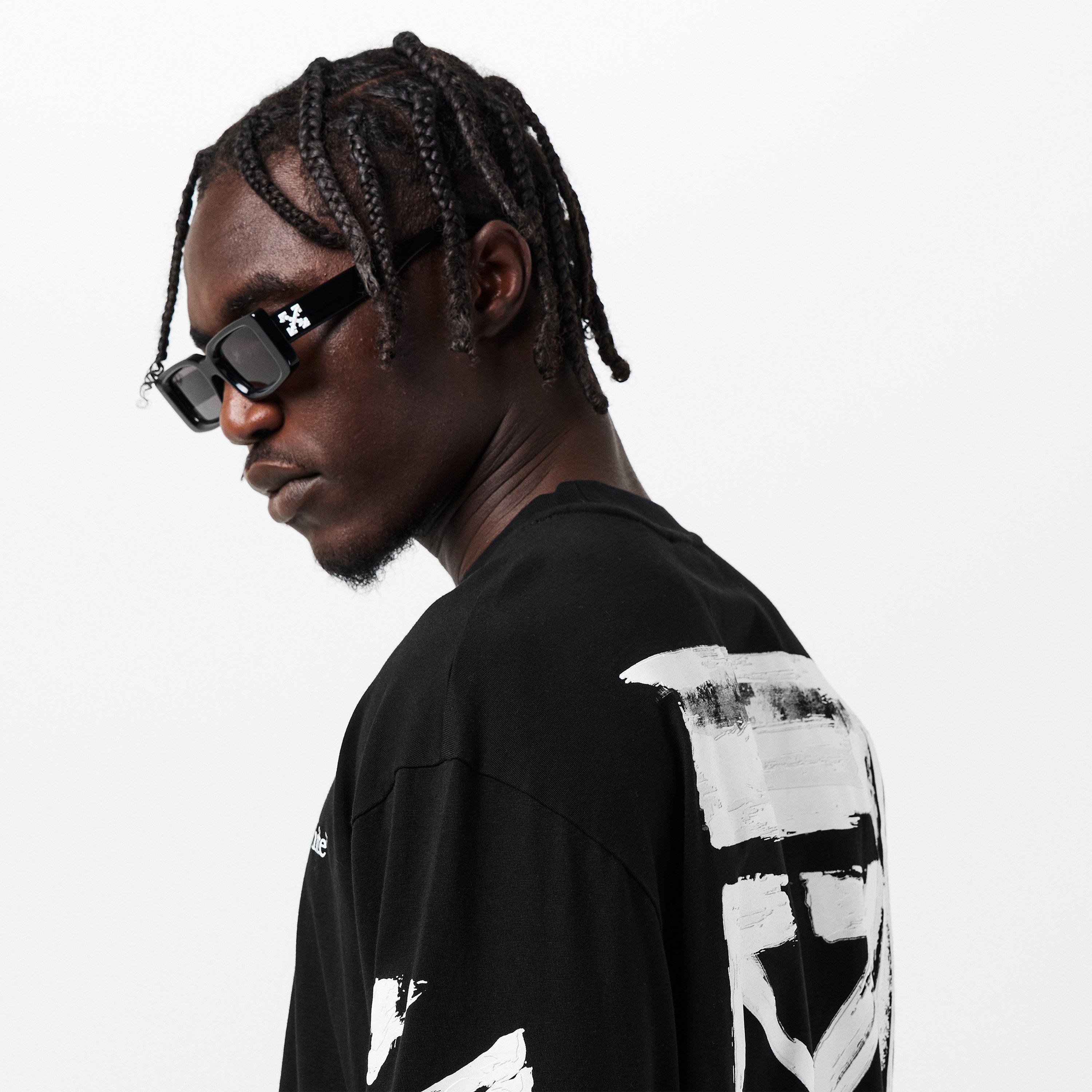 Black - Off White - Men's Skate Long-Sleeve T-Shirt - 5