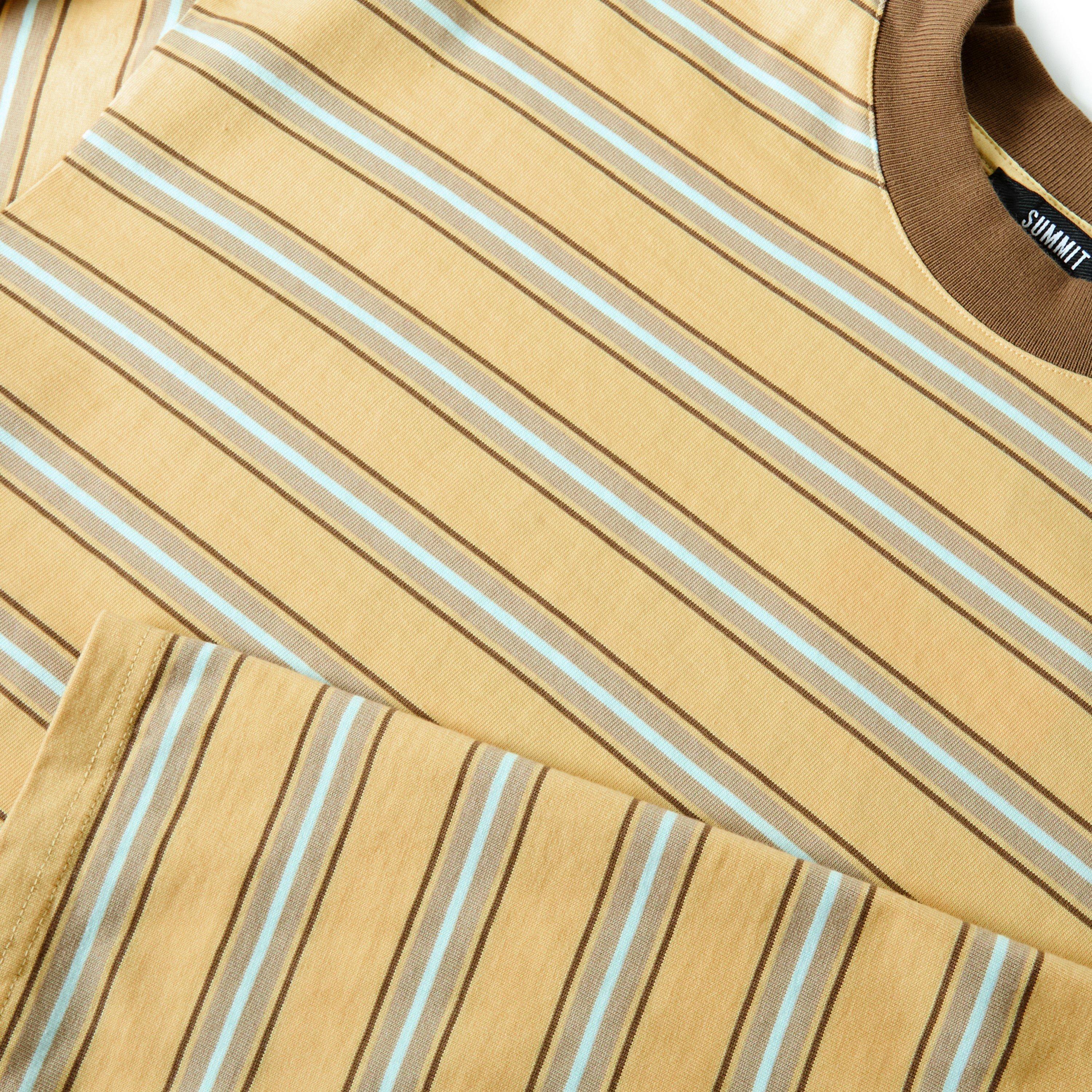 Yellow - Summit - Men's LS Stripe Long Sleeve T-Shirt - 3