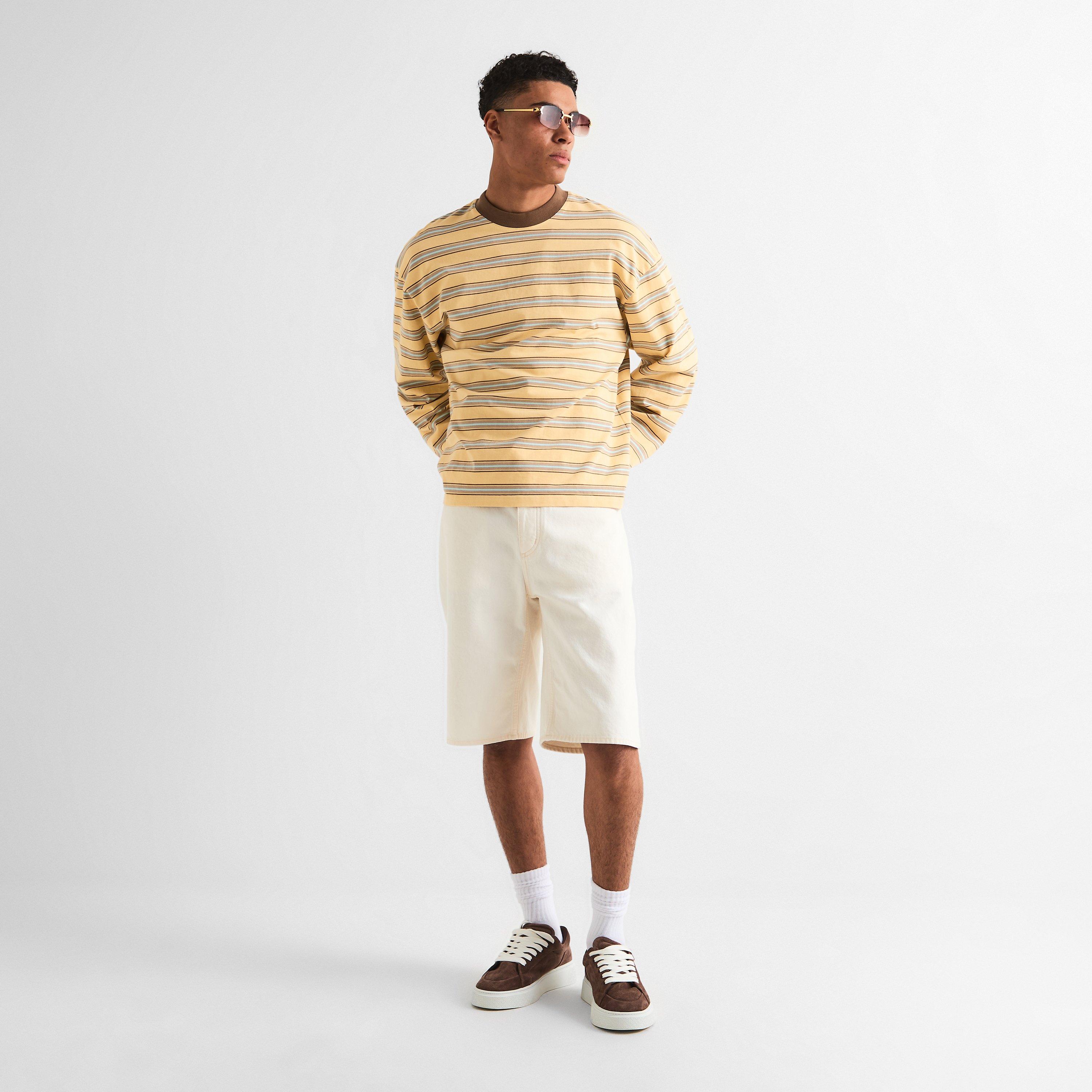 Yellow - Summit - Men's LS Stripe Long Sleeve T-Shirt - 6