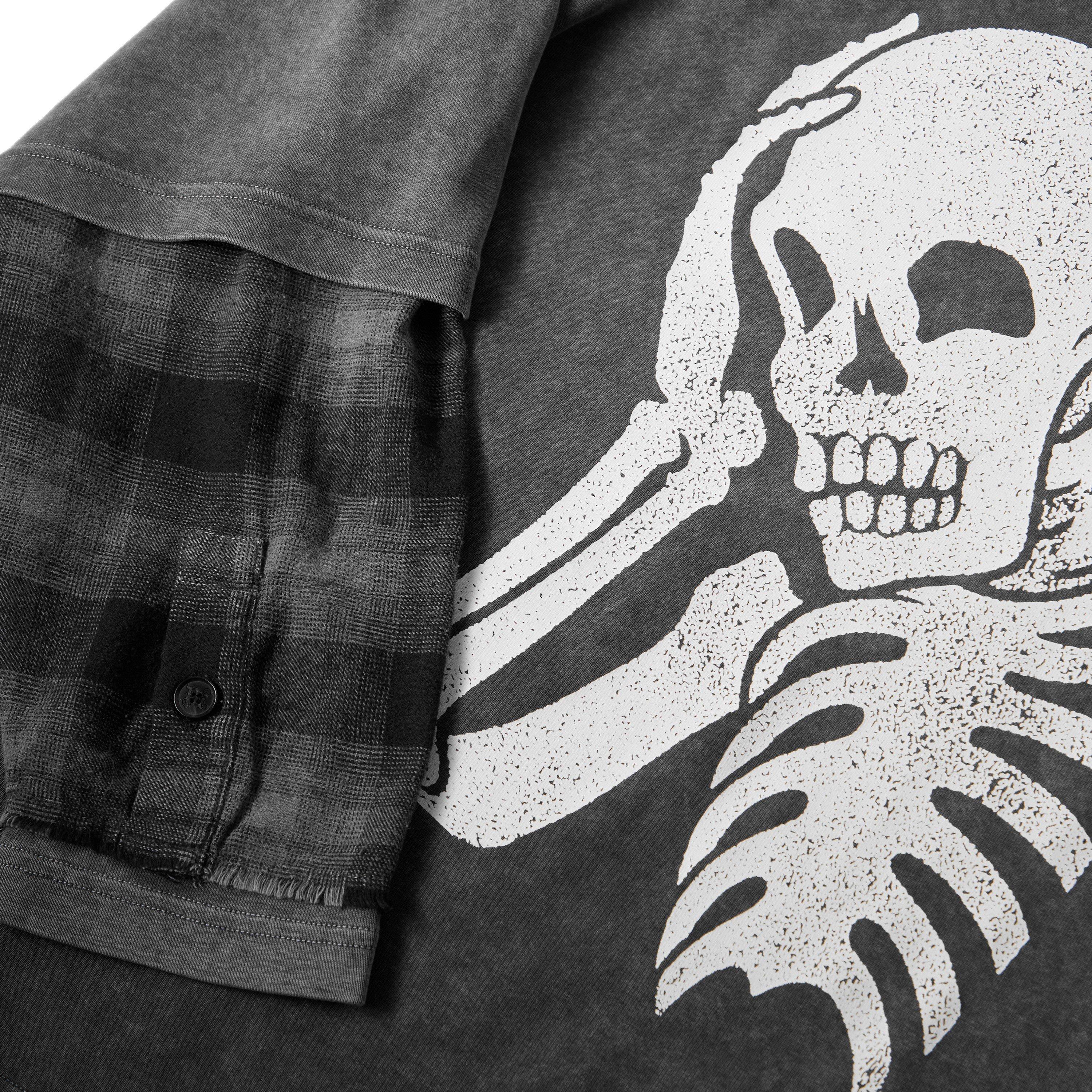 Charcoal - Palm Angels - Men's Long Sleeve T-Shirt - 5