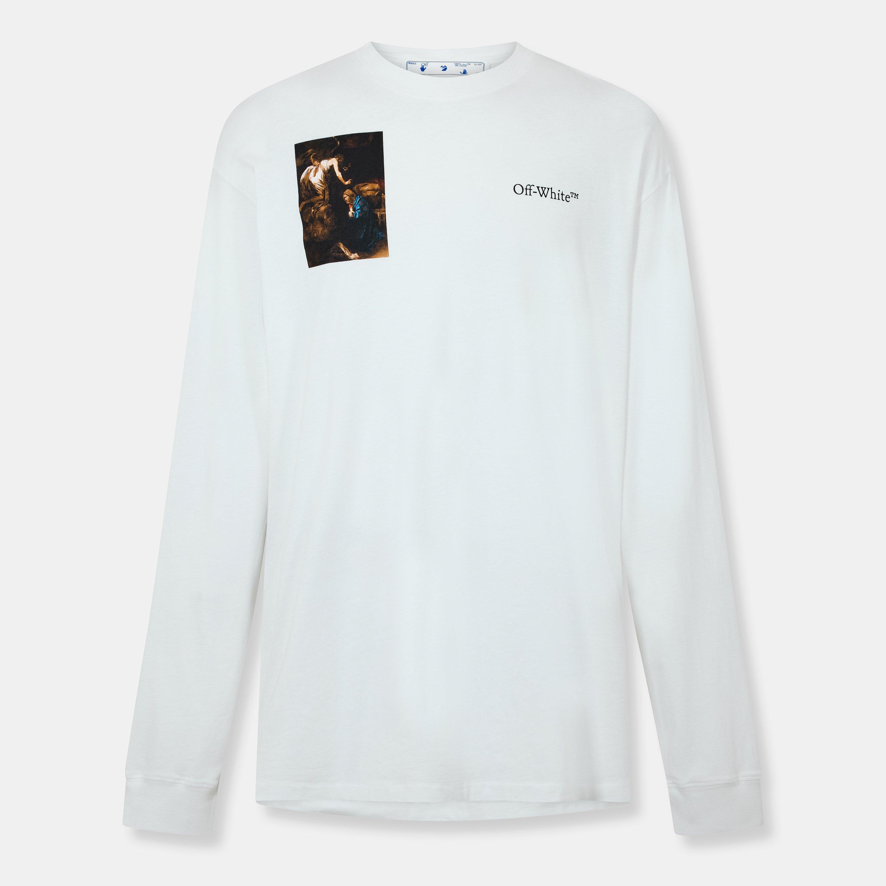 White/Black - Off White - Men's Long-Sleeve T-Shirt - 2