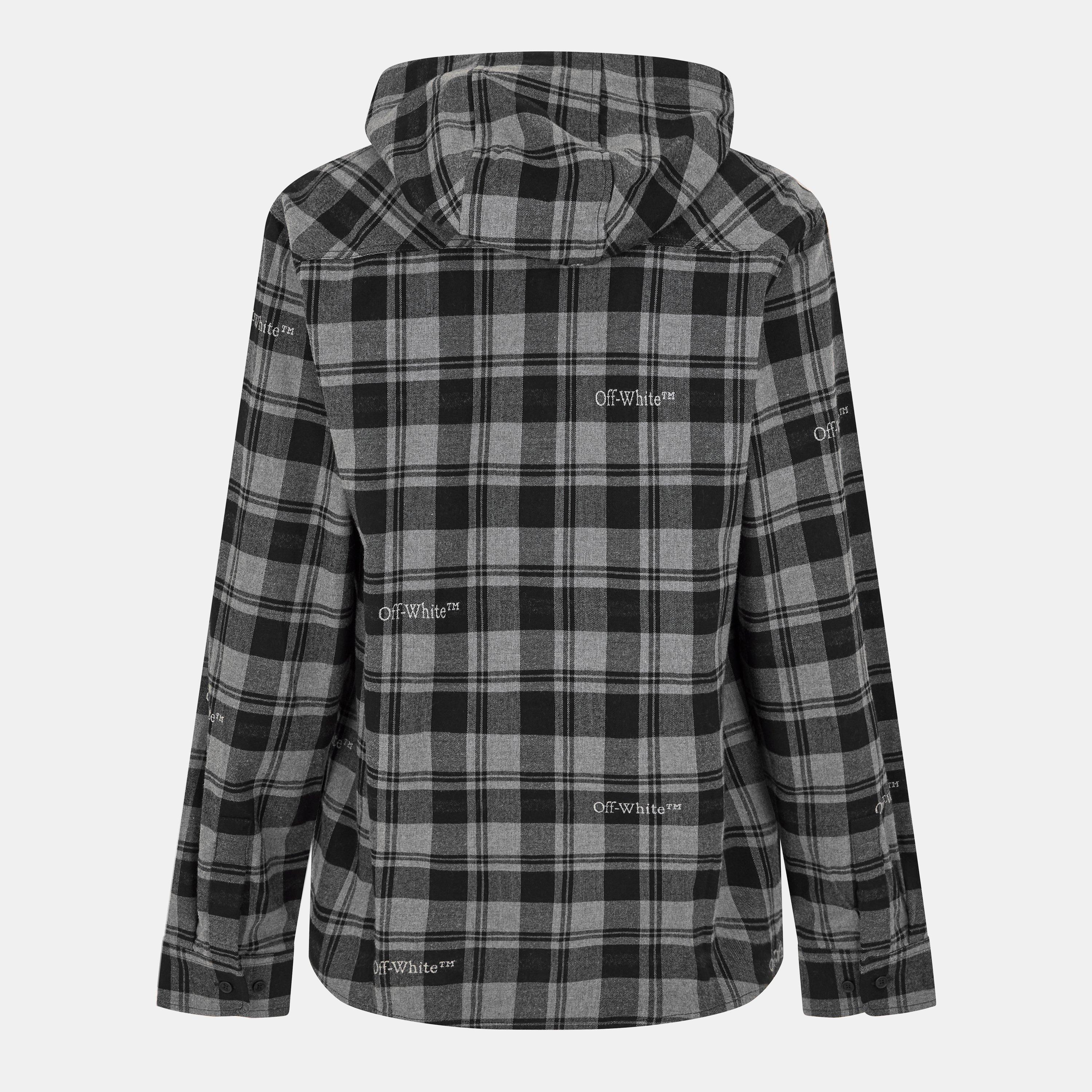 Grey/Black - Off White - Men's Long-Sleeve T-Shirt - 2