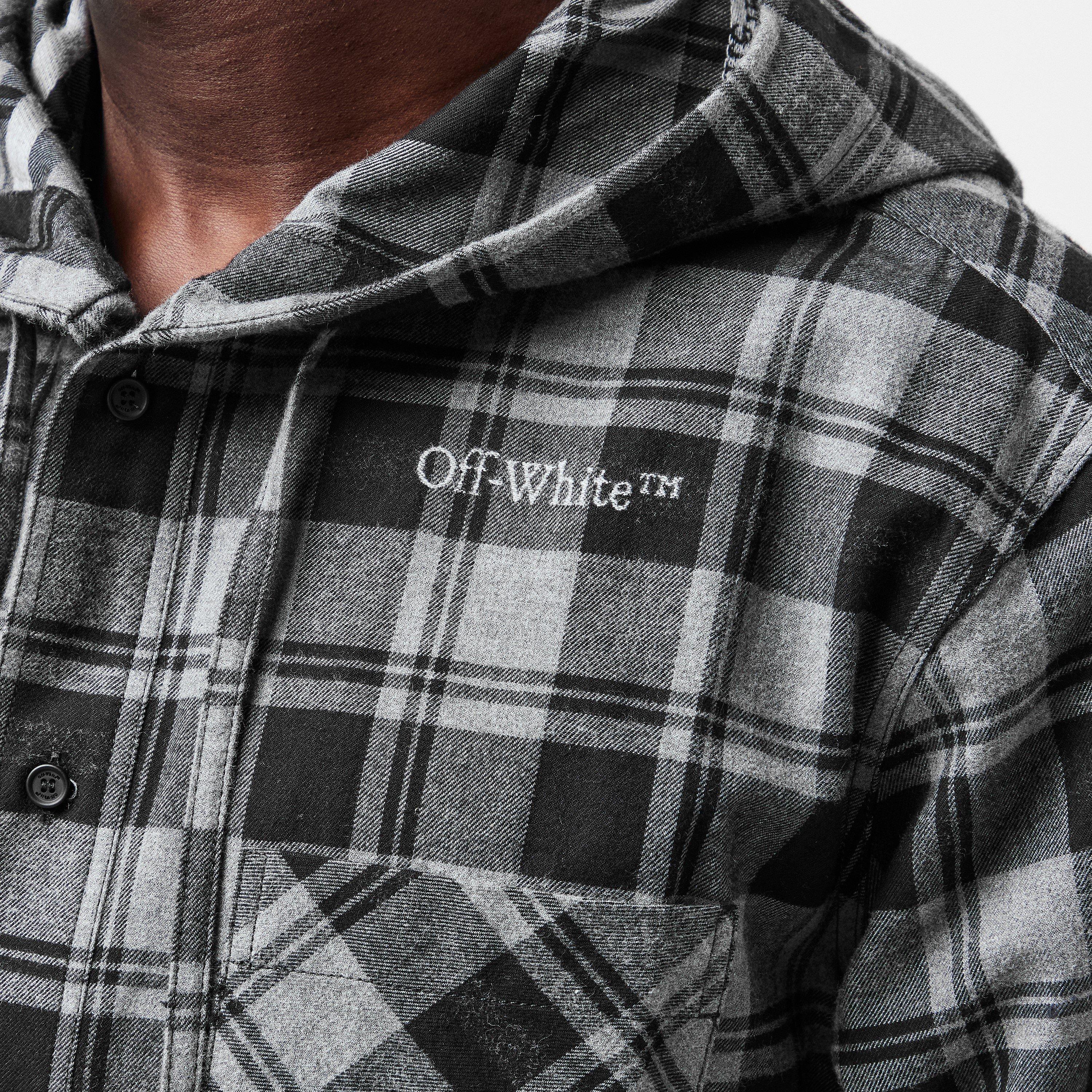 Grey/Black - Off White - Men's Long-Sleeve T-Shirt - 5