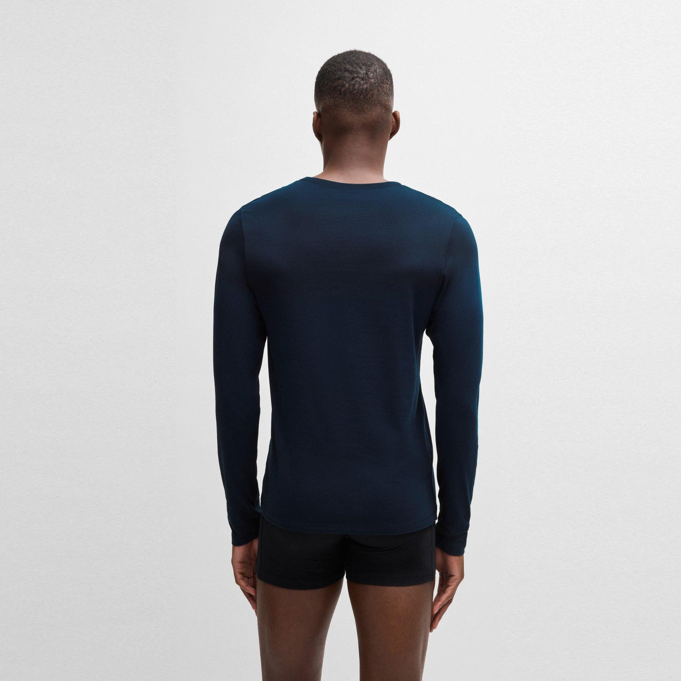 Wht/Nvy/Blk 990 - Boss - Long Sleeved Logo T-Shirt 3-Pack - 3