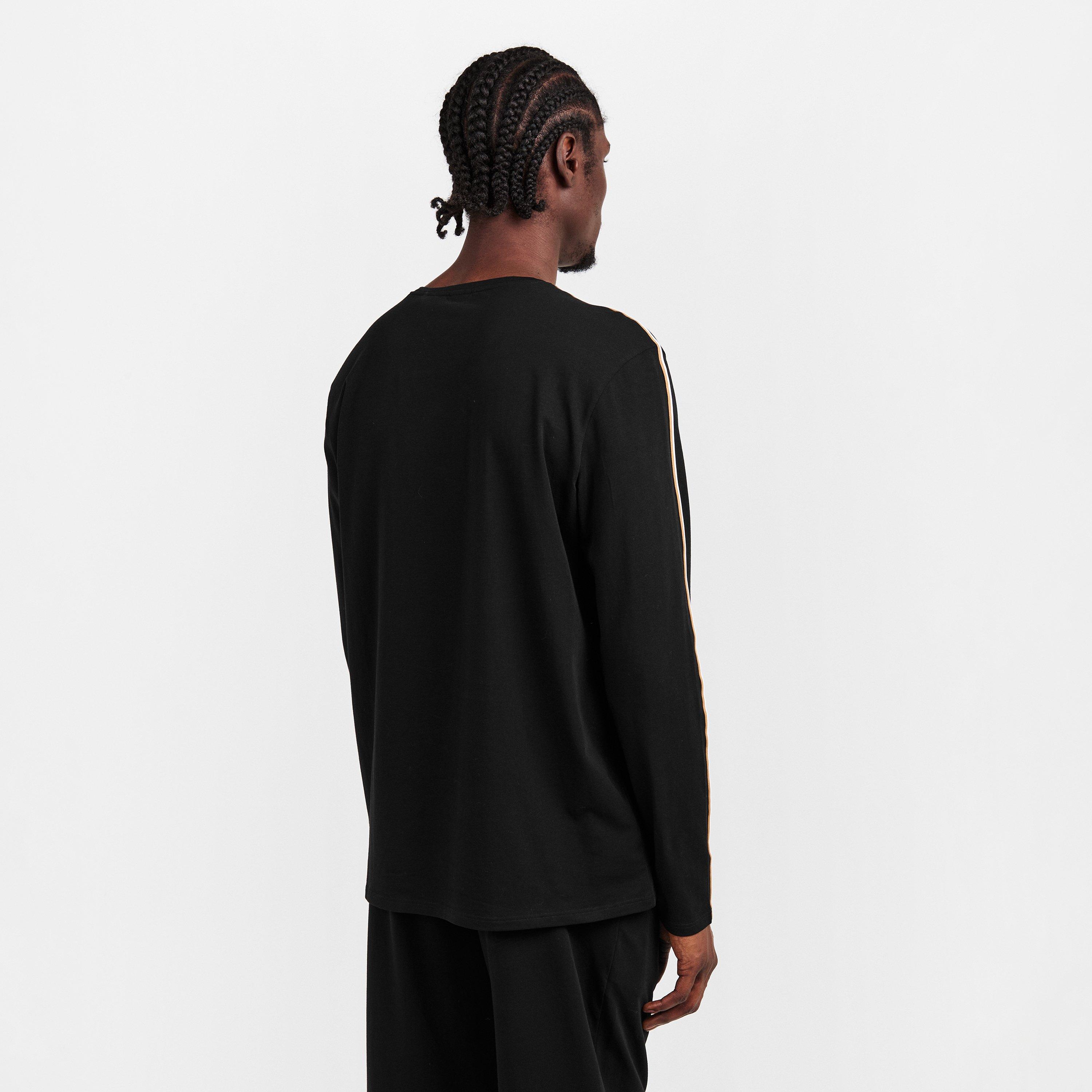 Black 001 - Boss - Boss Unique Ls-Shirt 10259900 02 - 4