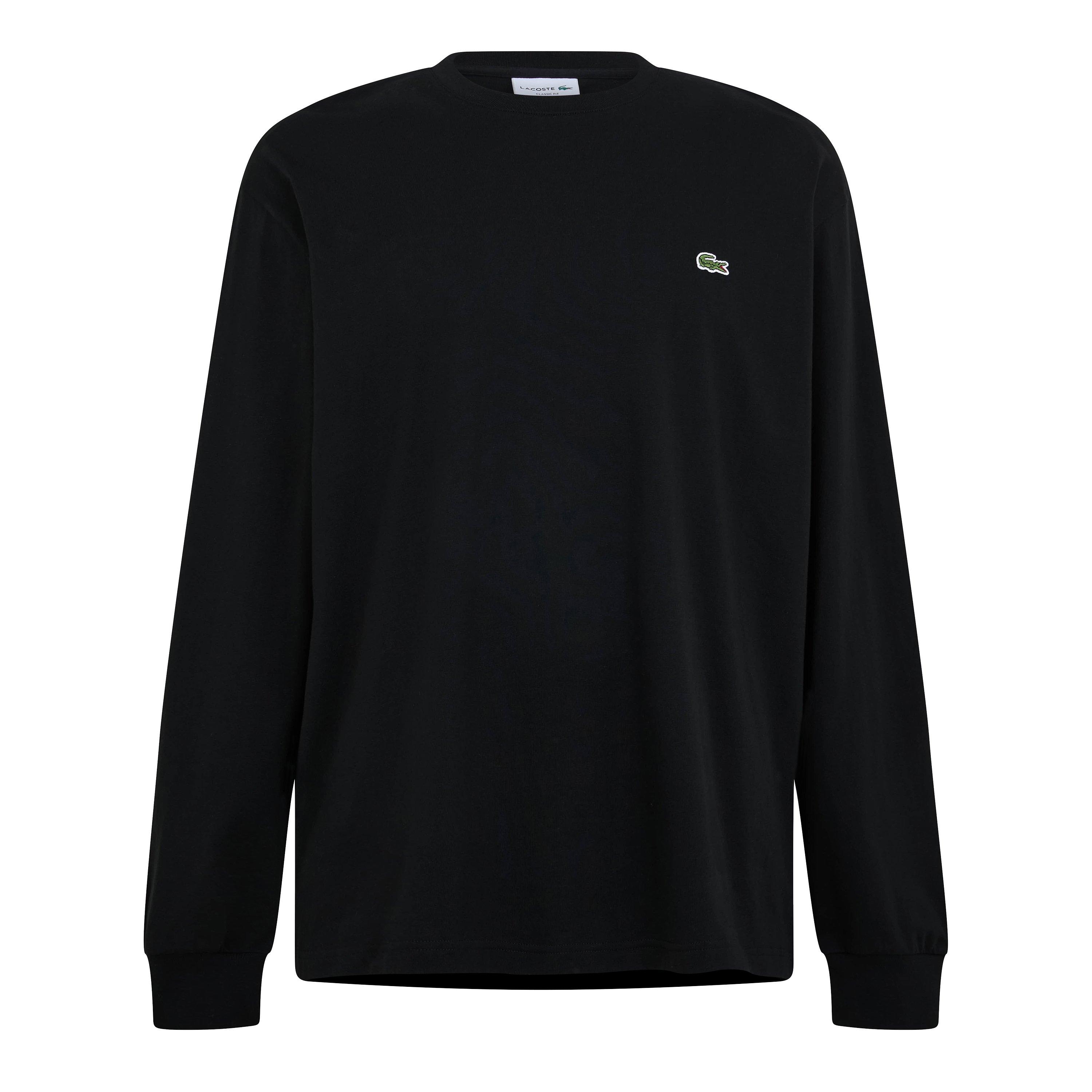 Black 031 - Lacoste - Men's Long Sleeve T-Shirt - 1