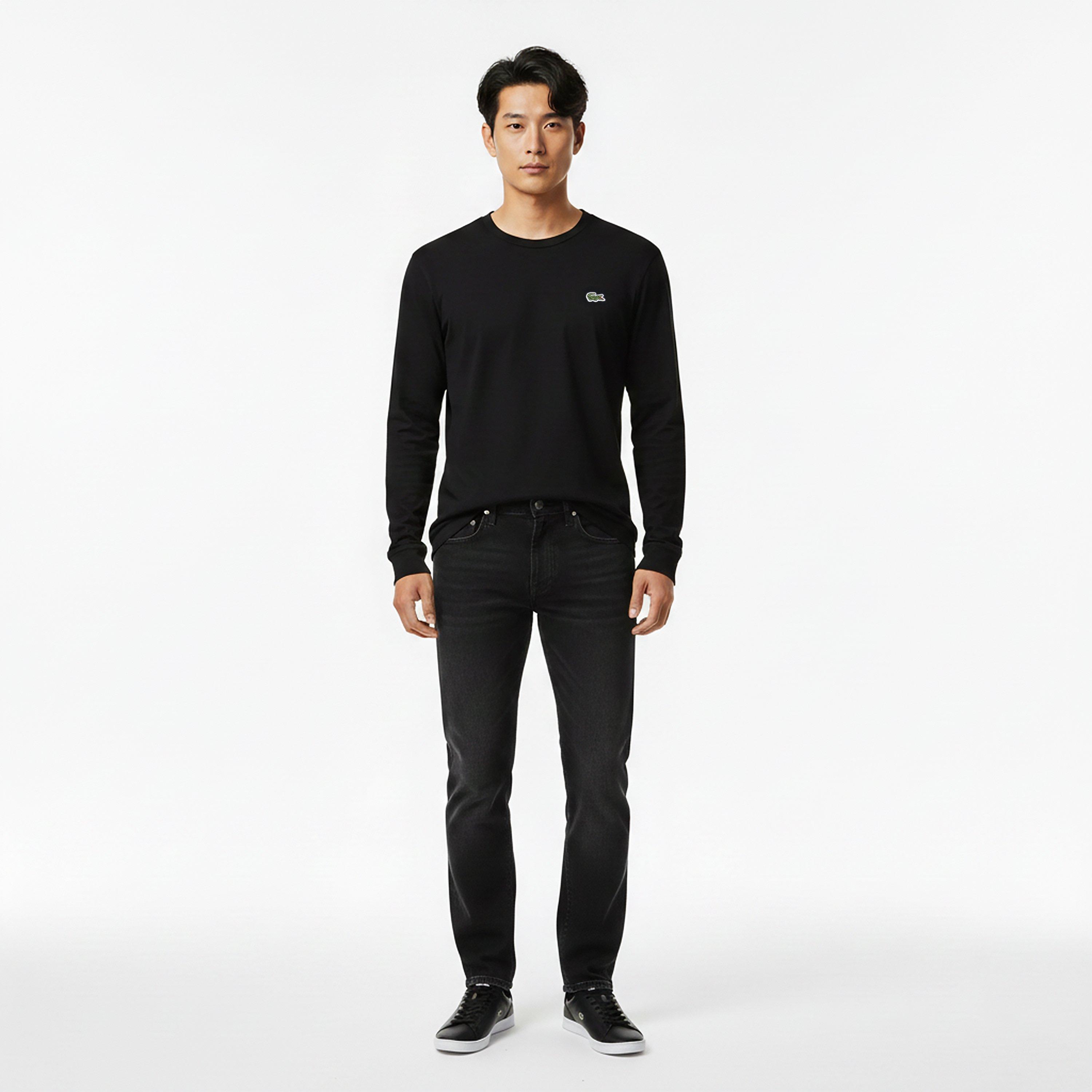 Noir 031 - Lacoste - Men's Long Sleeve T-Shirt - 6