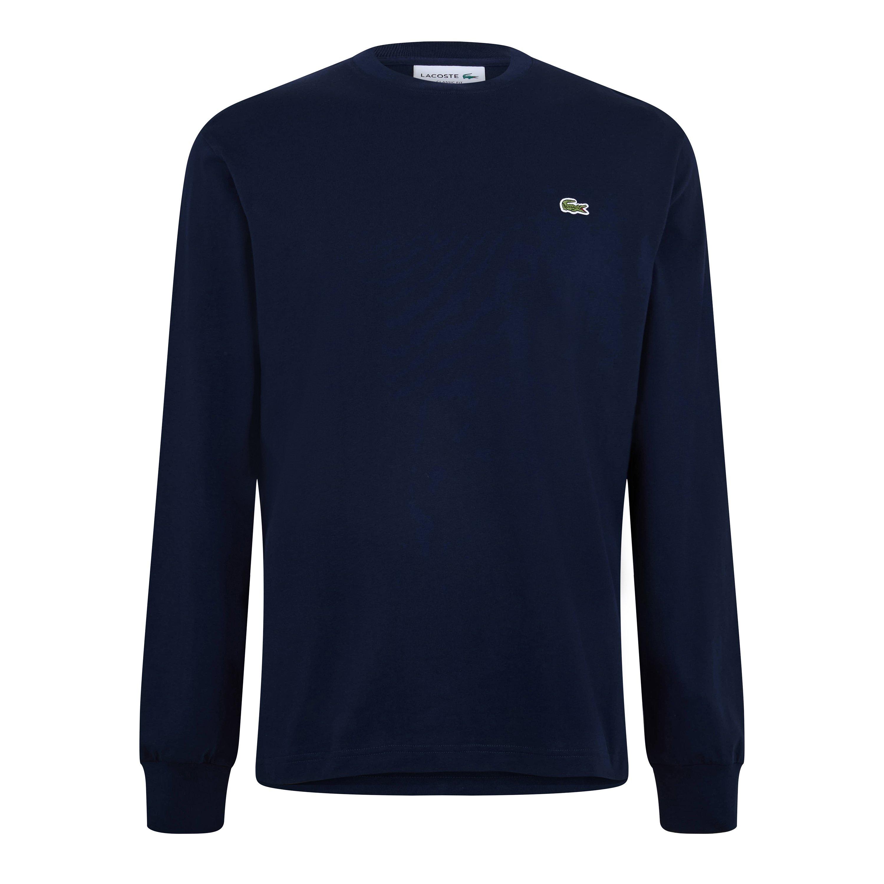 Lacoste Men's Long Sleeve T-Shirt - Navy 166 - L
