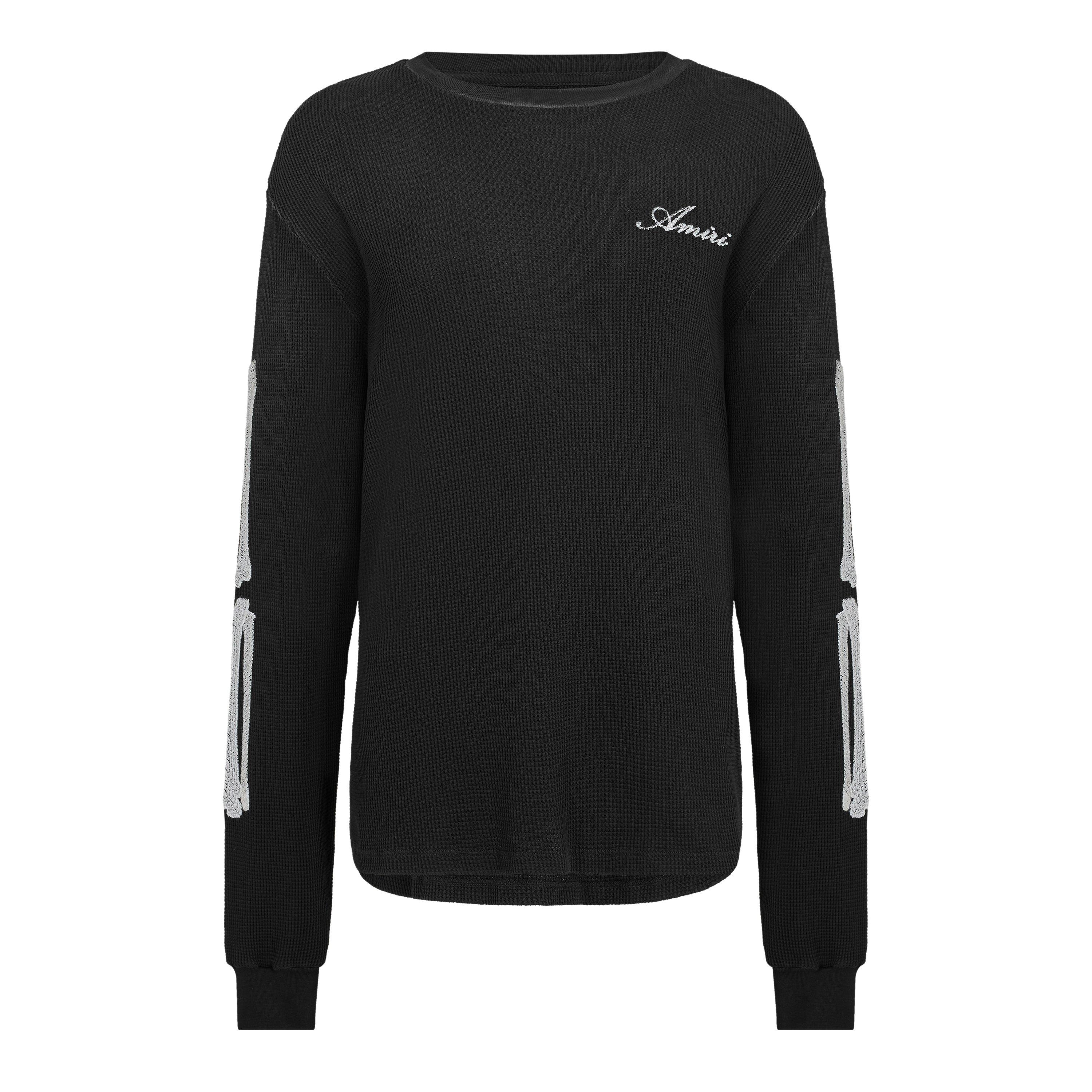 AMIRI スケルトン ロングスリーブ スウェット ブラック S AMIRI スケルトン ロングスリーブ スウェット ブラック S 【公式通販】
