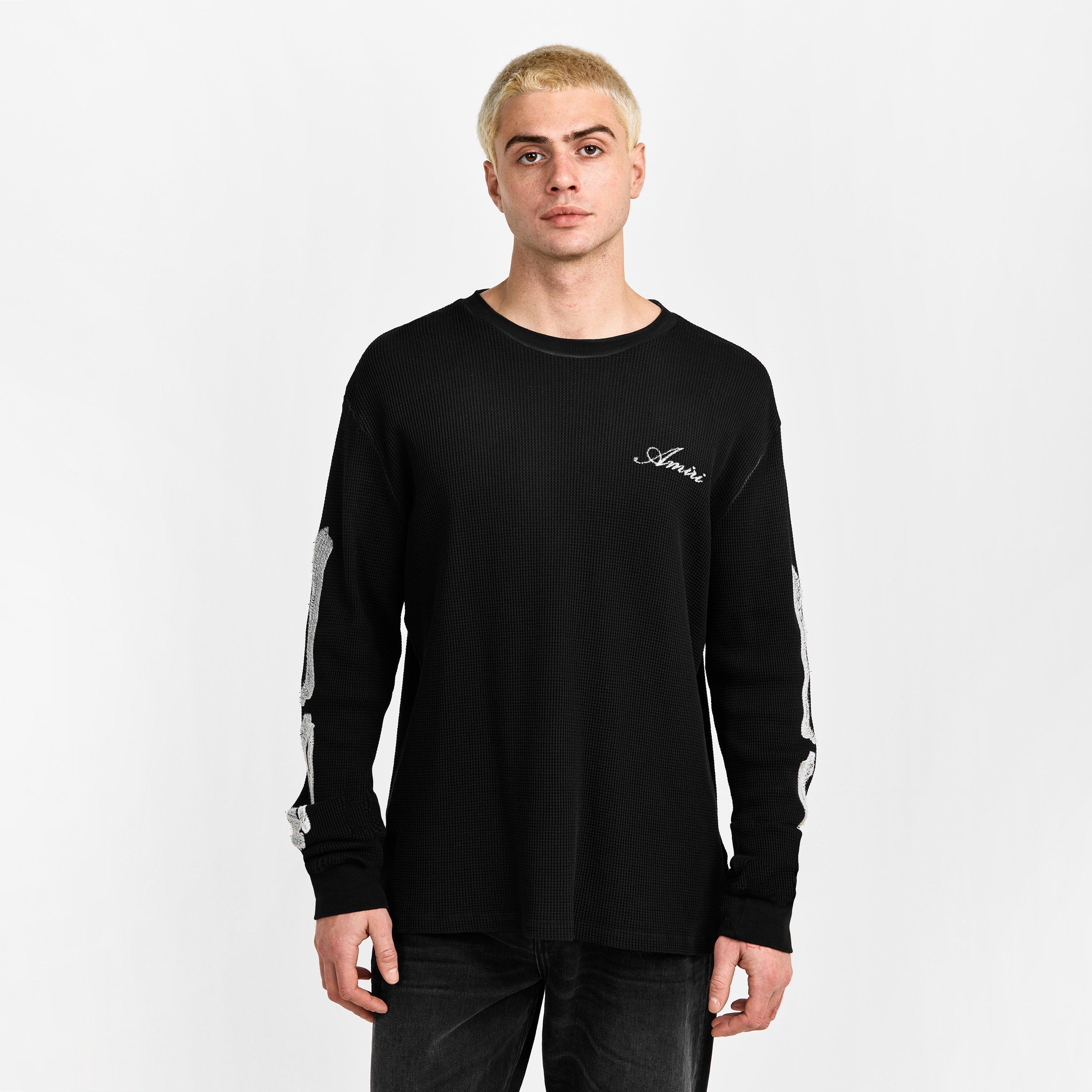 Black - Amiri - Amiri Bones Wffle LS Sn62 - 3