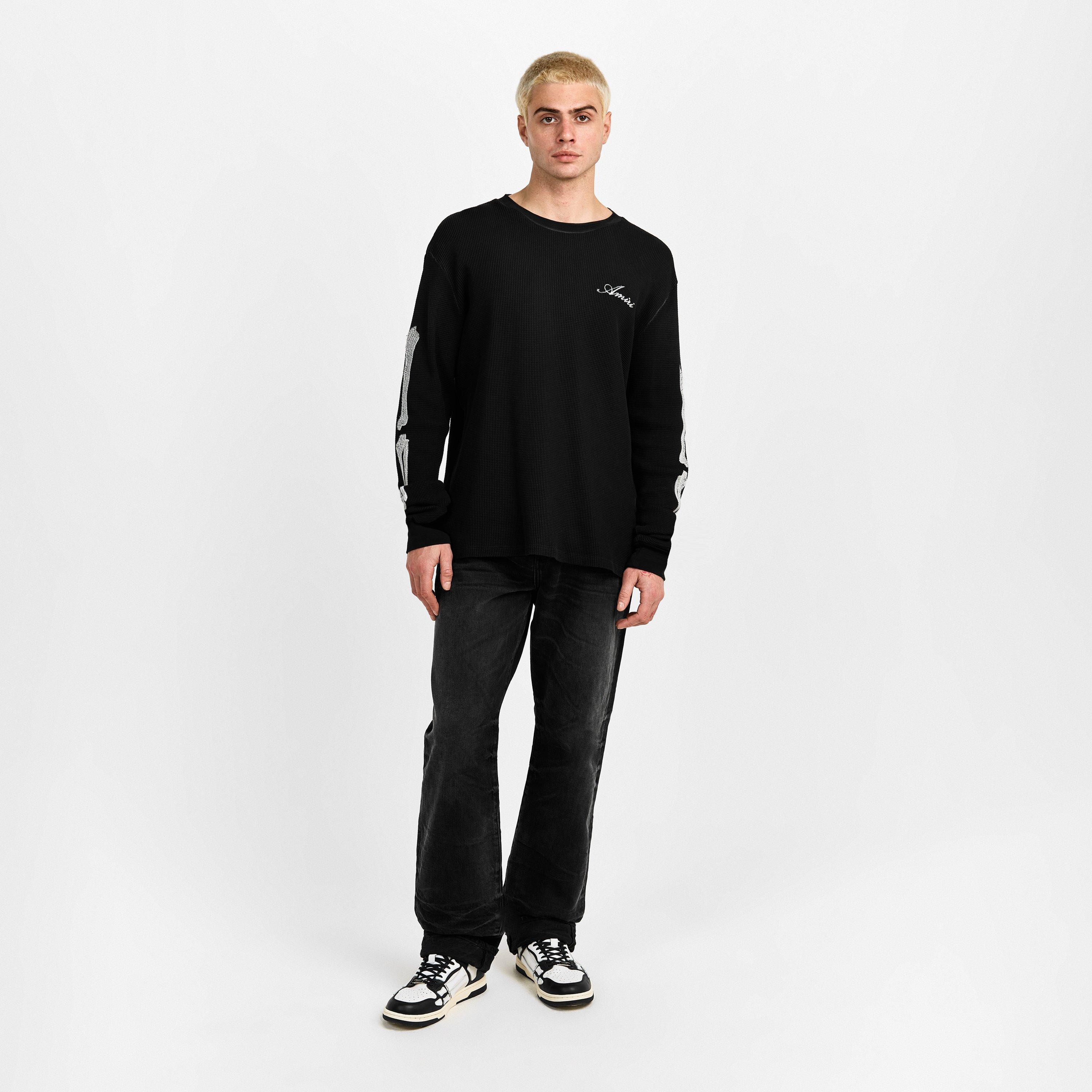 Black - Amiri - Amiri Bones Wffle LS Sn62 - 6