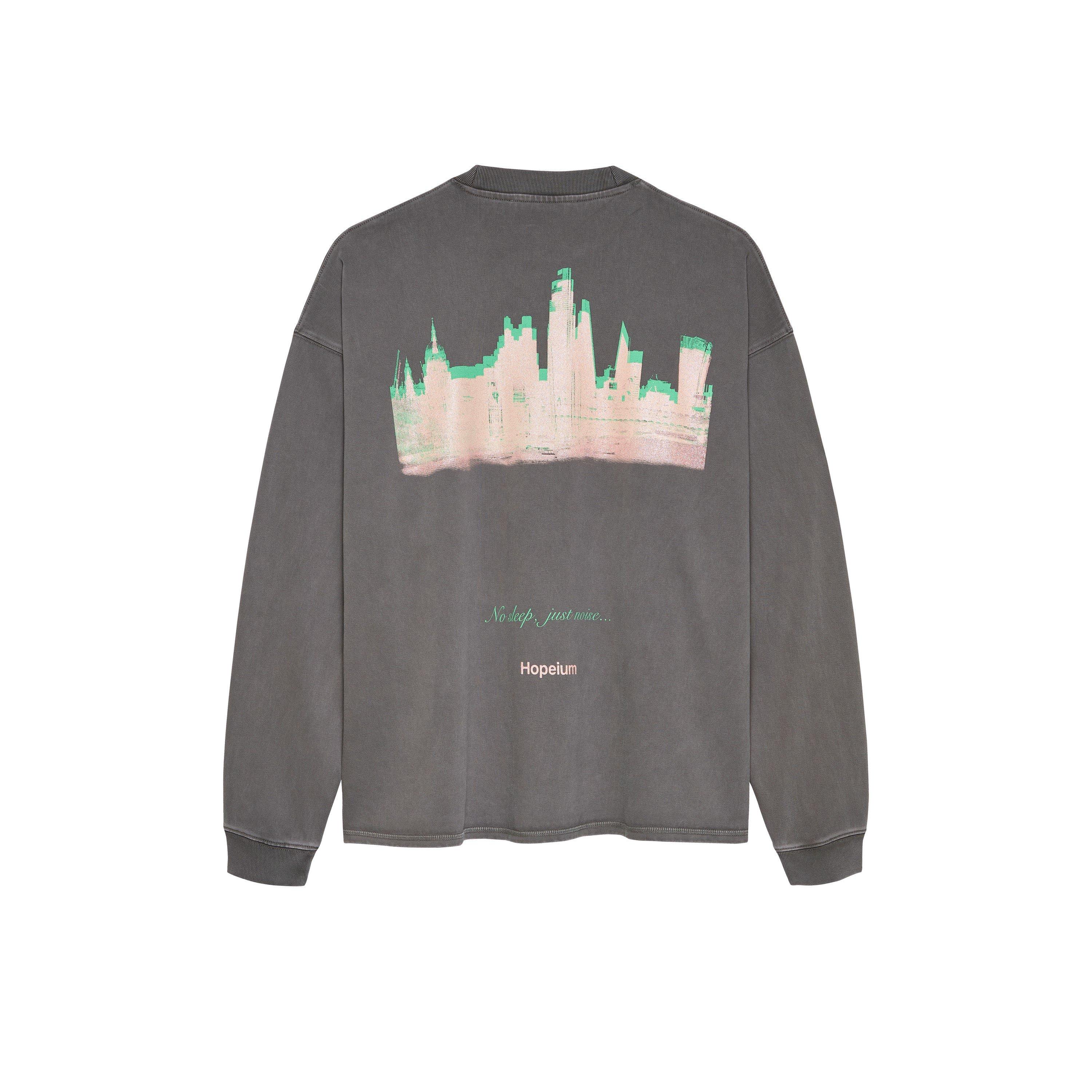 Washed Grey - Hopeium - Hopeium No Sleep Tee Sn64 - 2