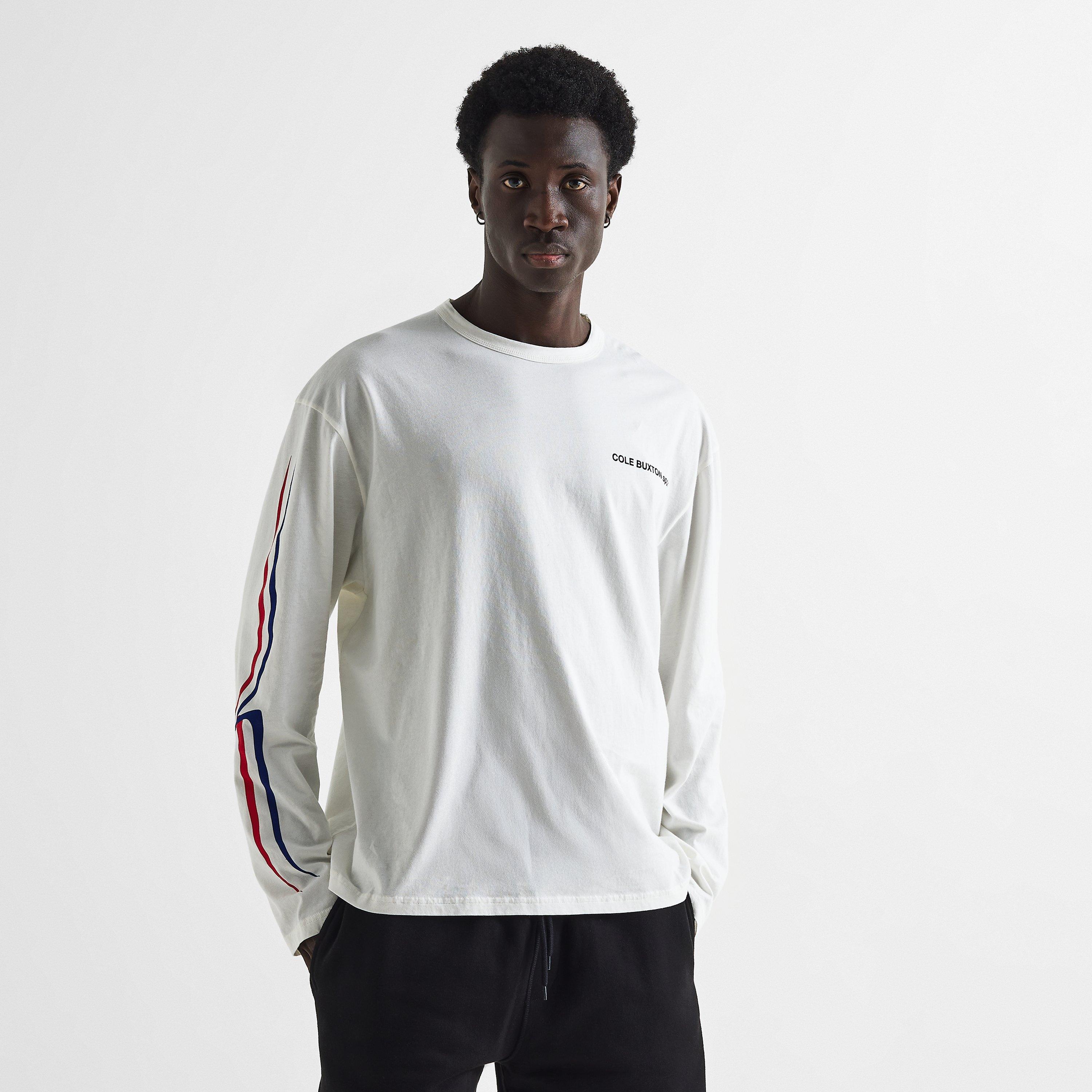 Vintage White - Cole Buxton - Men's Long Sleeve T-Shirt - 3