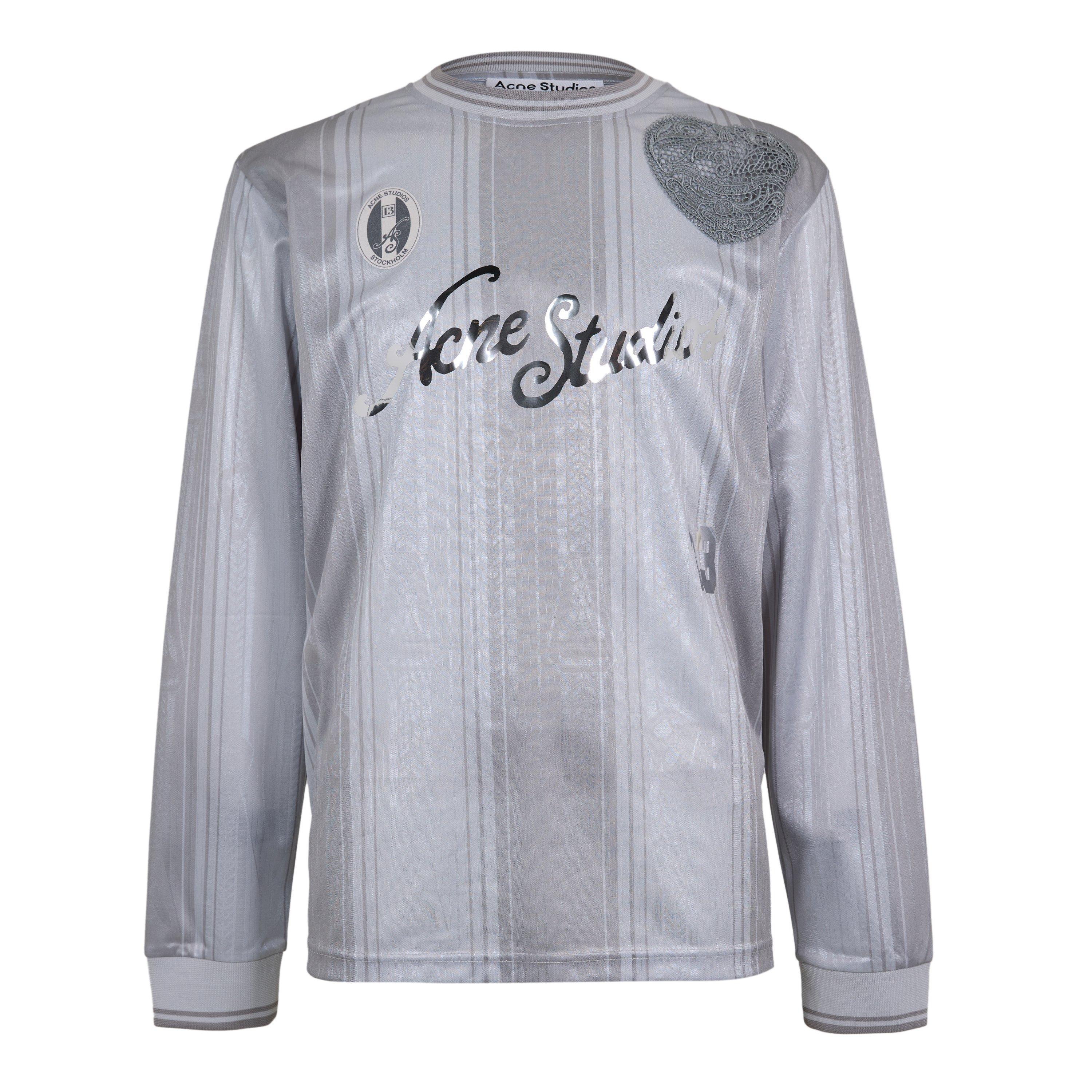 Grey - Acne Studios - Men's Long Sleeve T-Shirt - 1