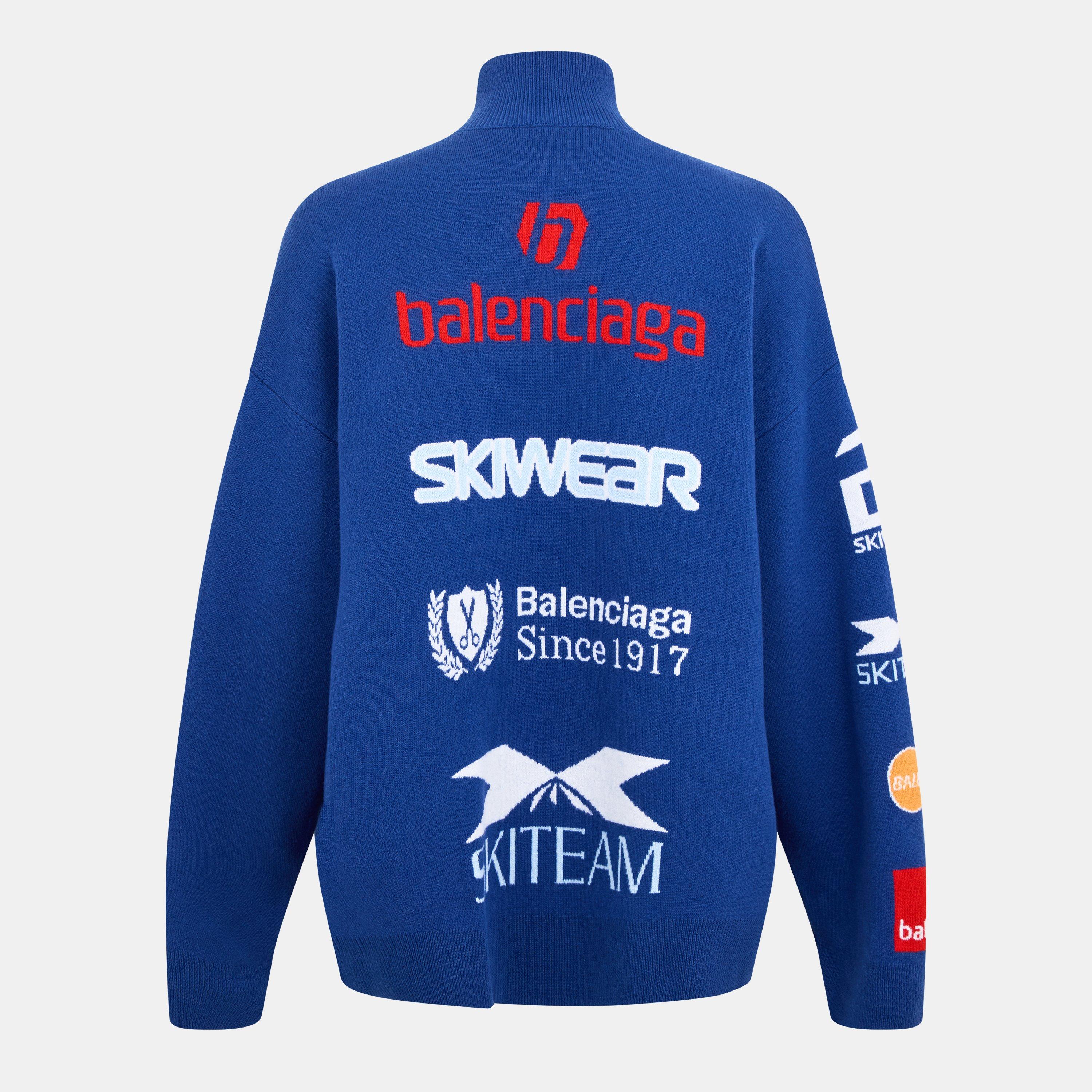 Blue - Balenciaga - Bal L/S Turtleneck Sn62 - 2