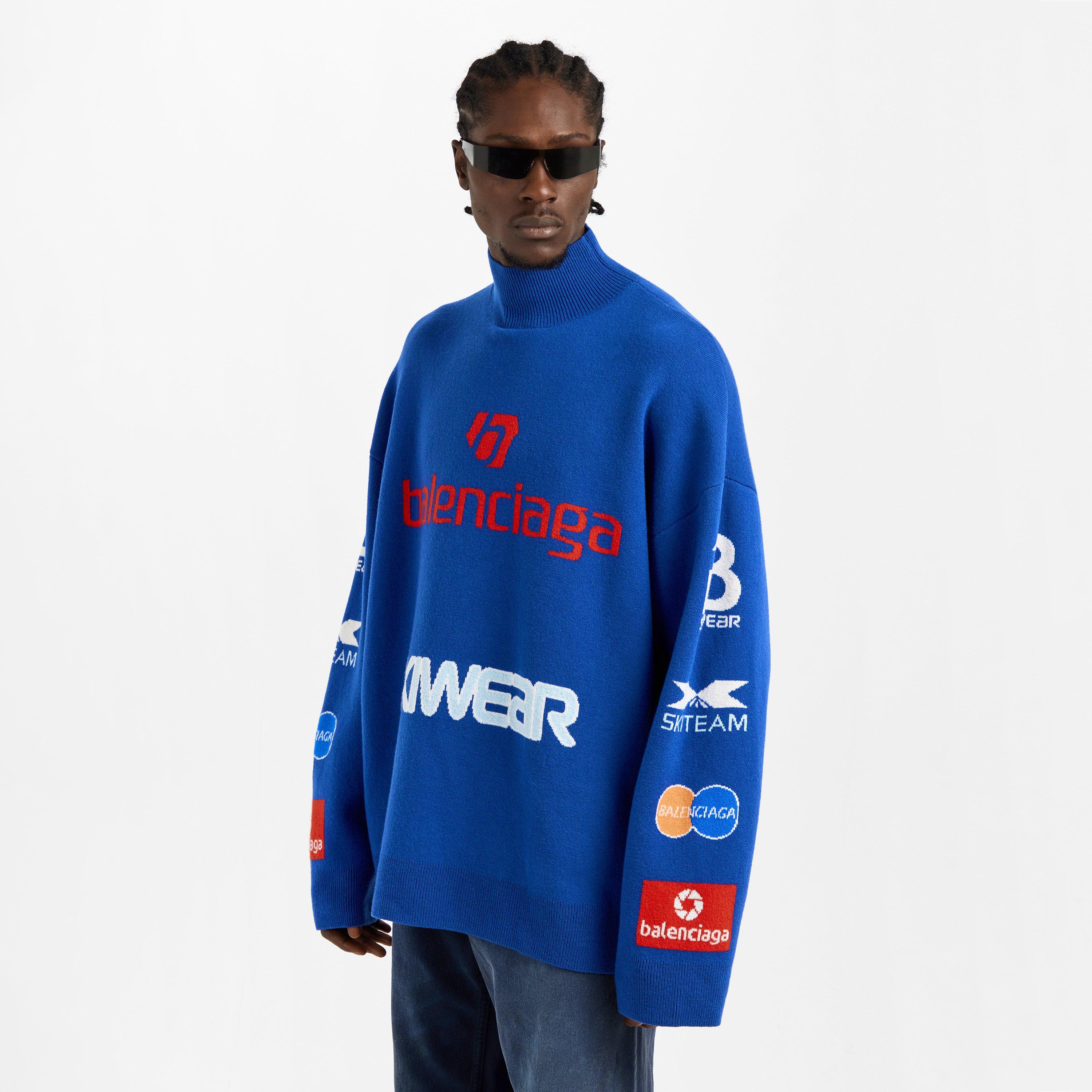 Blue - Balenciaga - Bal L/S Turtleneck Sn62 - 3