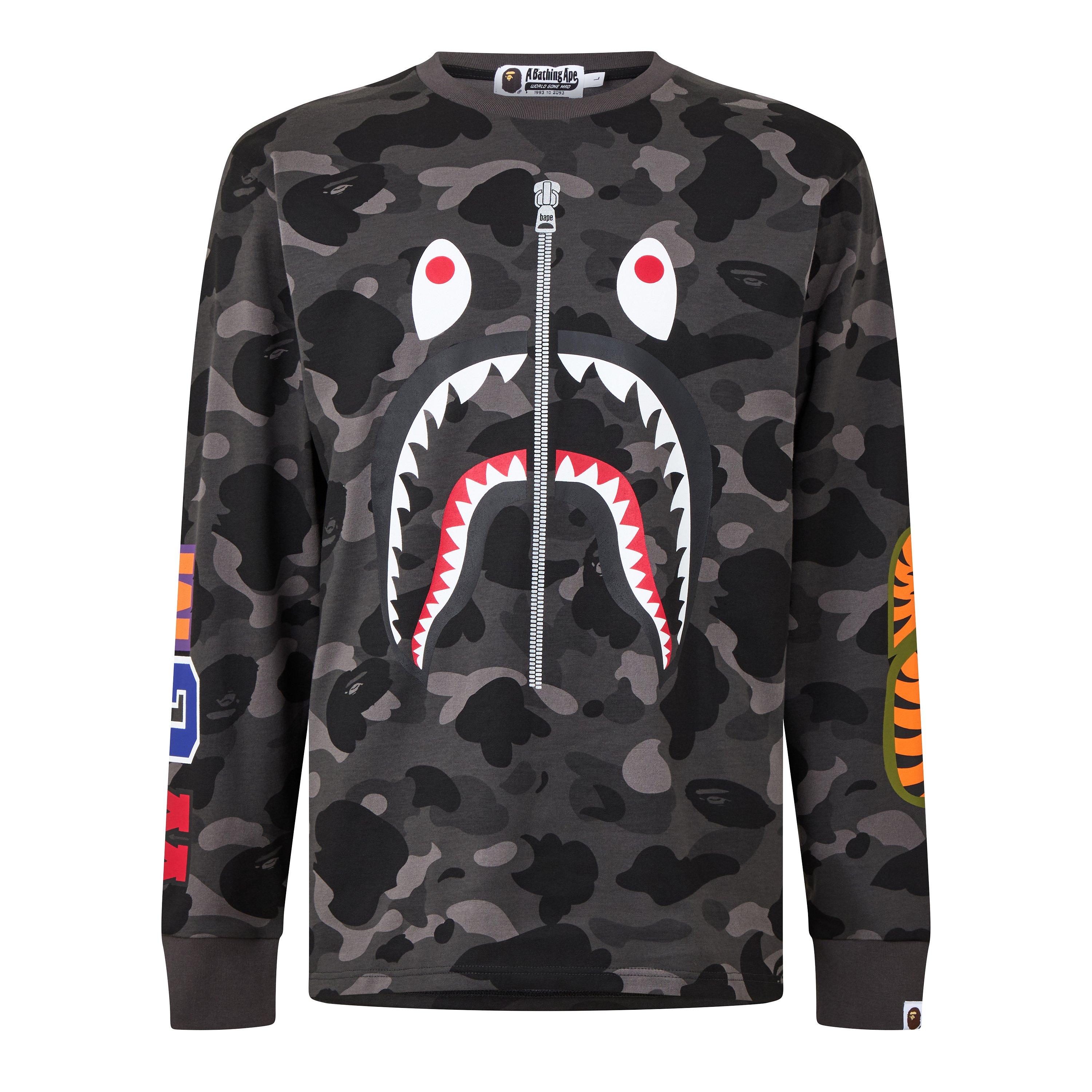 Camo - A Bathing Ape - Men's Long Sleeve T-Shirt - 1