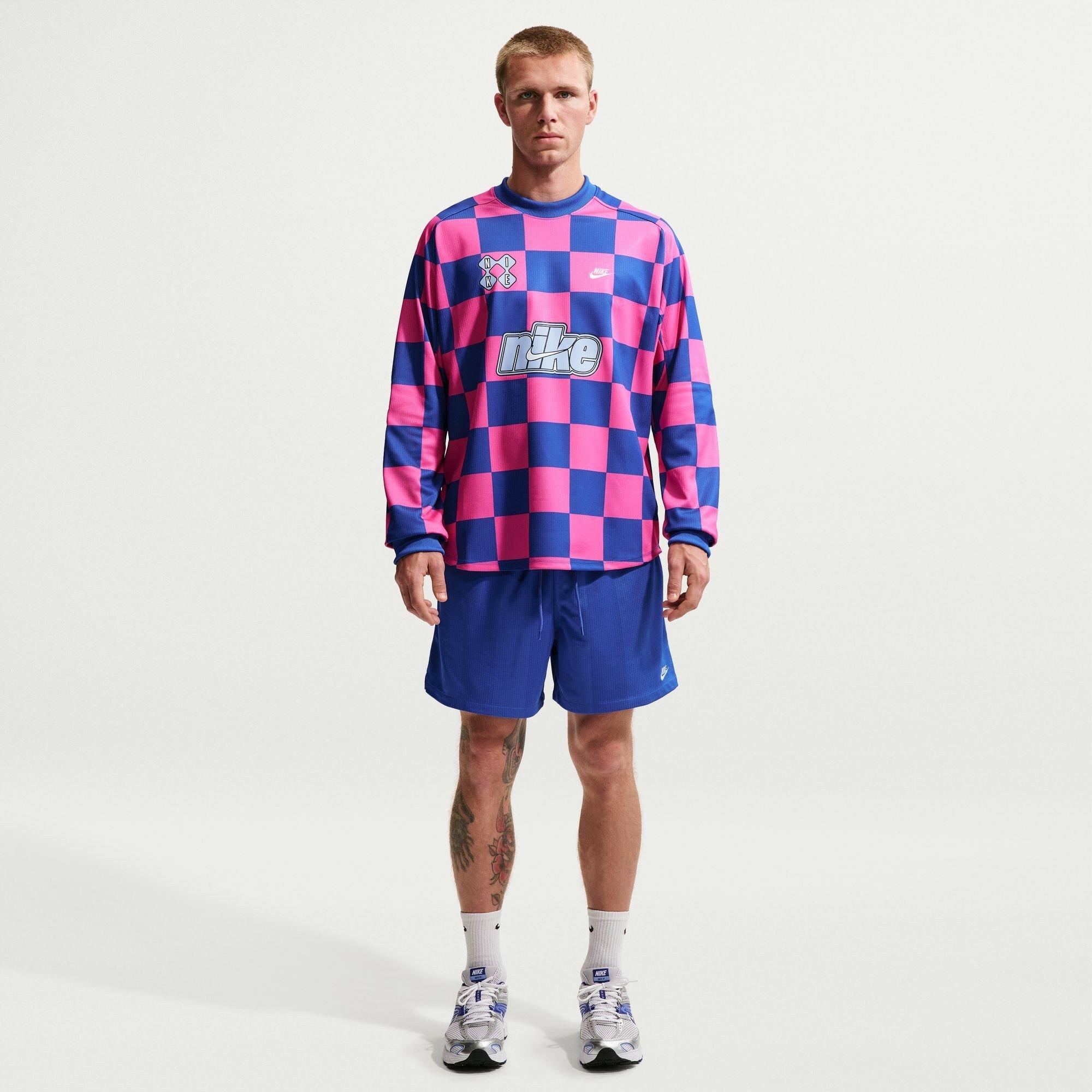 Game Royal/Pink - Nike - Men's Long Sleeve T-Shirt - 5