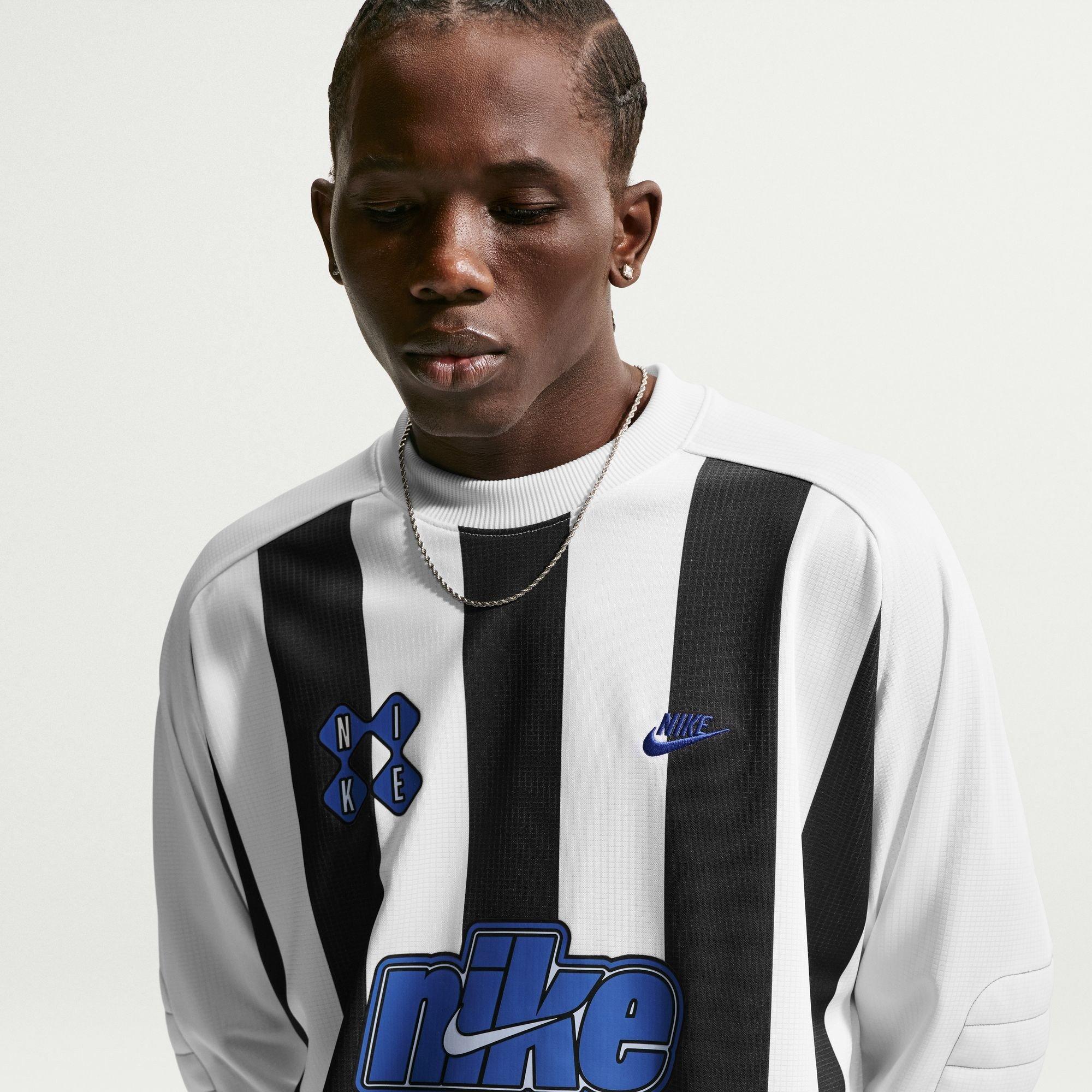Black/White - Nike - Men's Long Sleeve T-Shirt - 3
