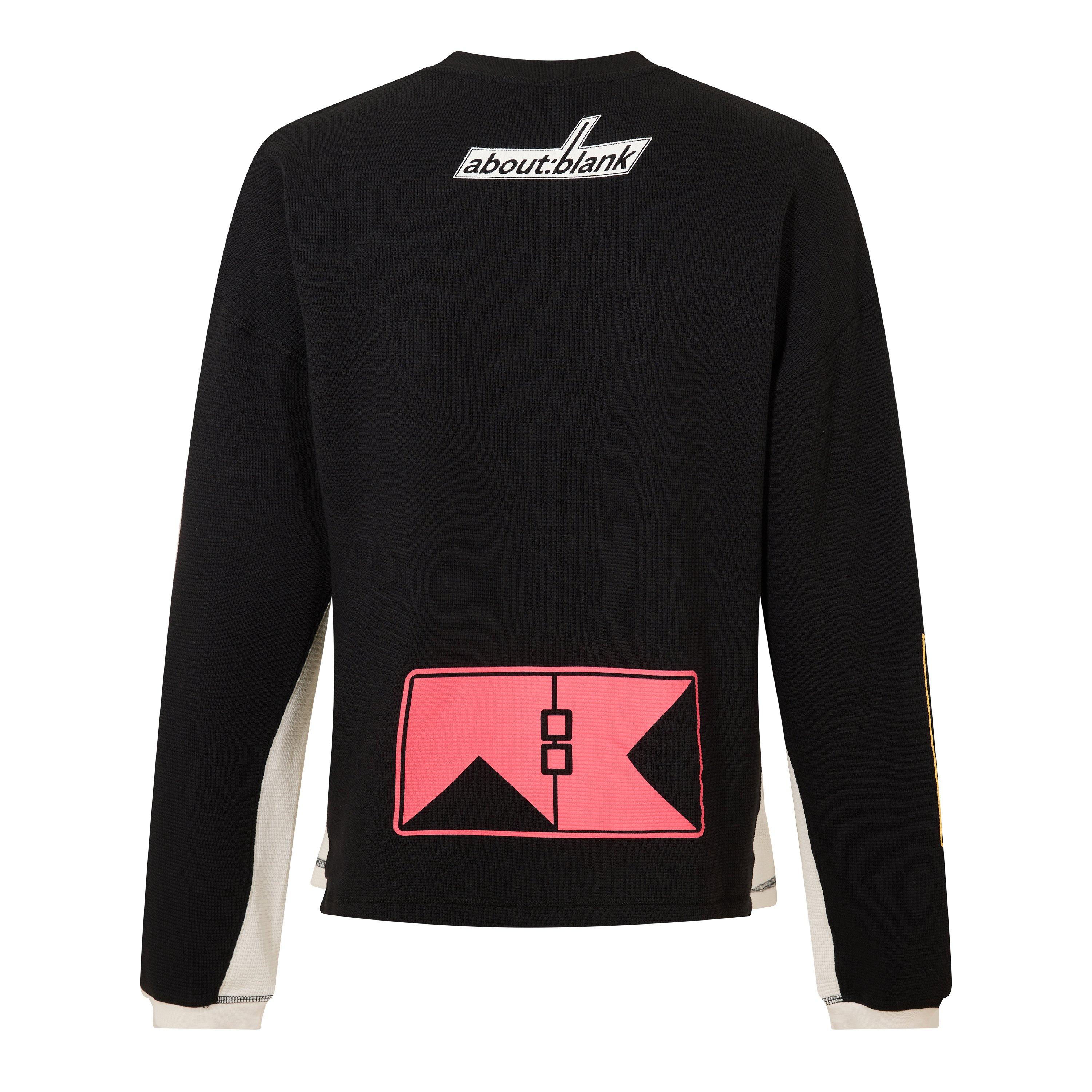 Black - about:blank - Men's Long Sleeve T-Shirt - 2