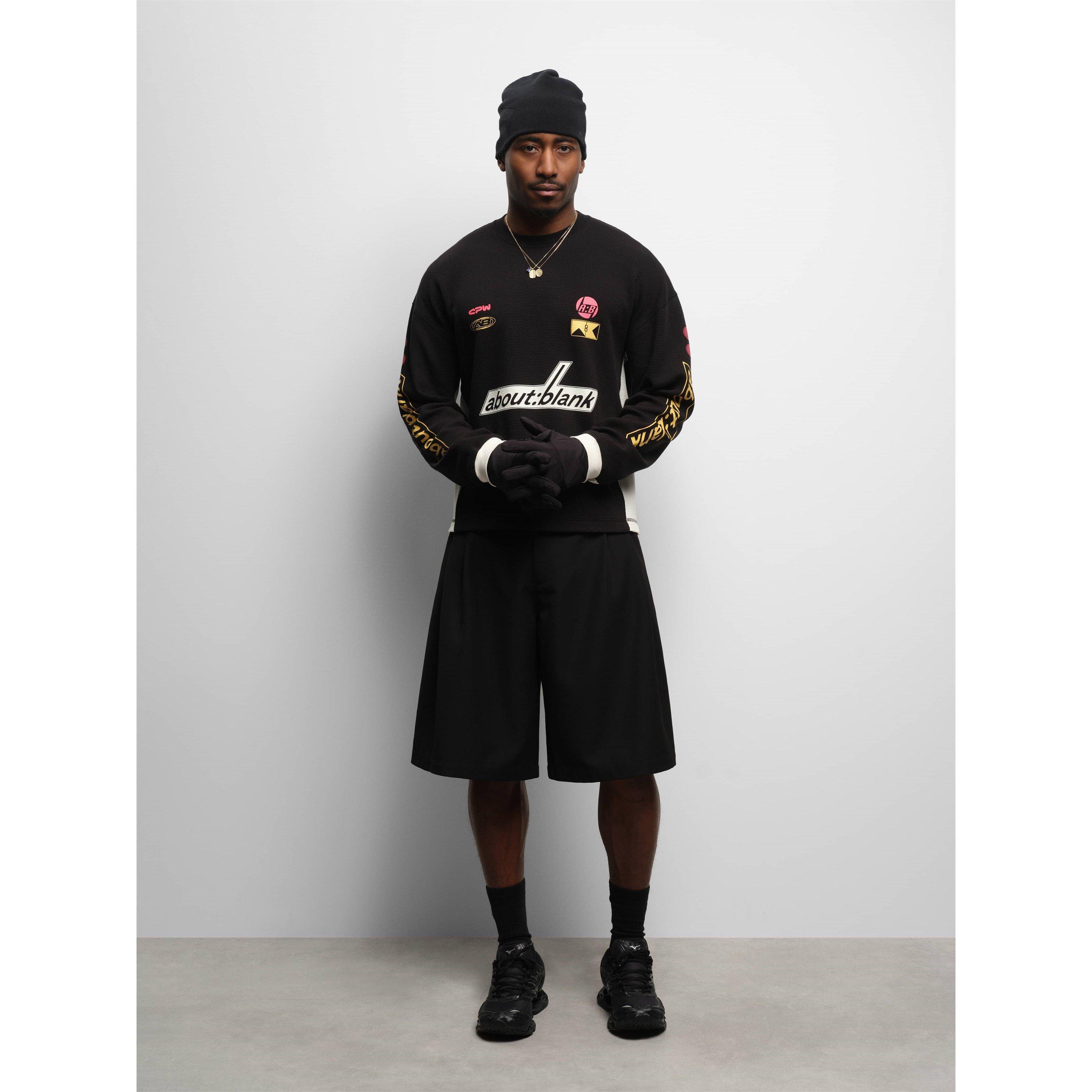 Black - about:blank - Men's Long Sleeve T-Shirt - 3