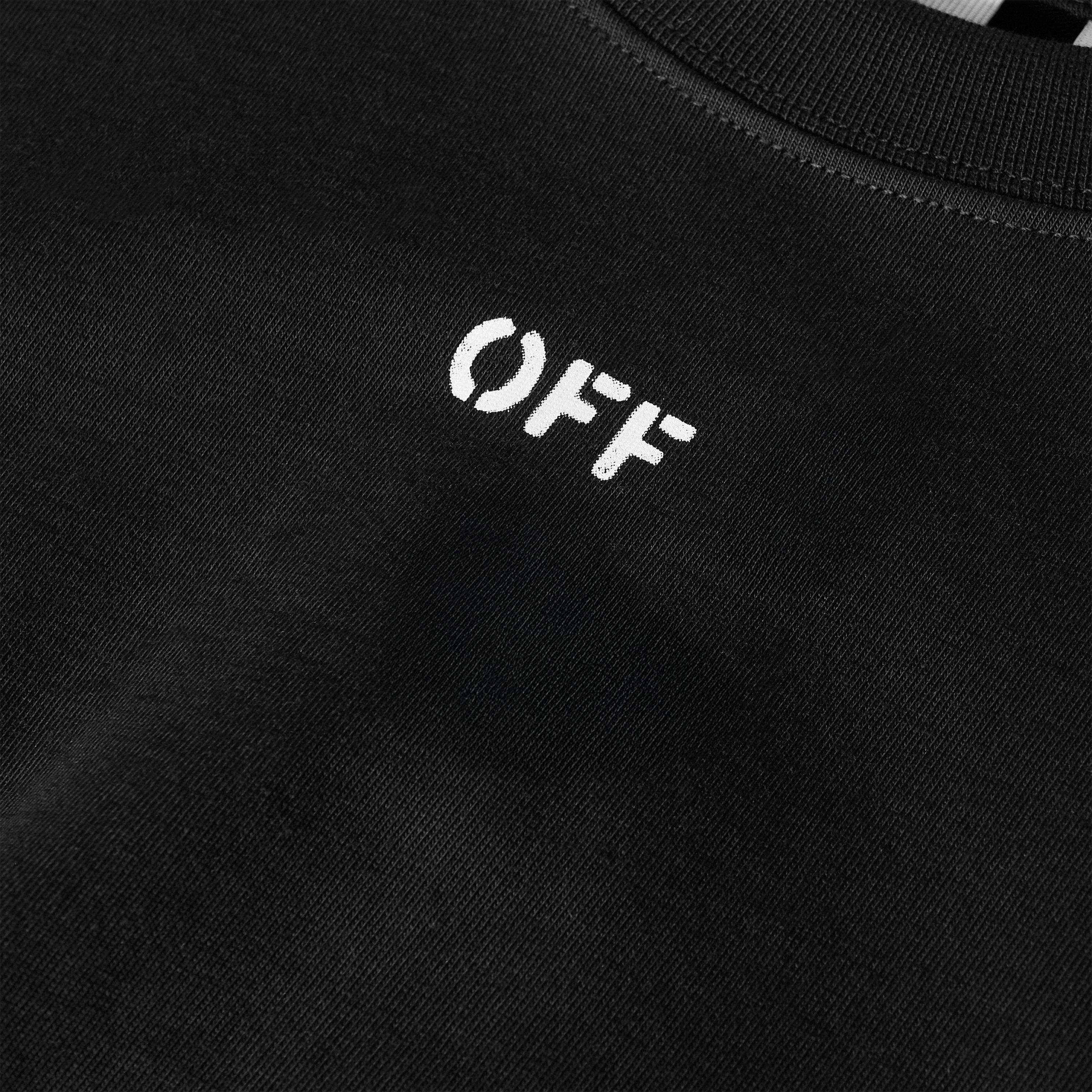 Black - Off White - Men's Long Sleeve T-Shirt - 3