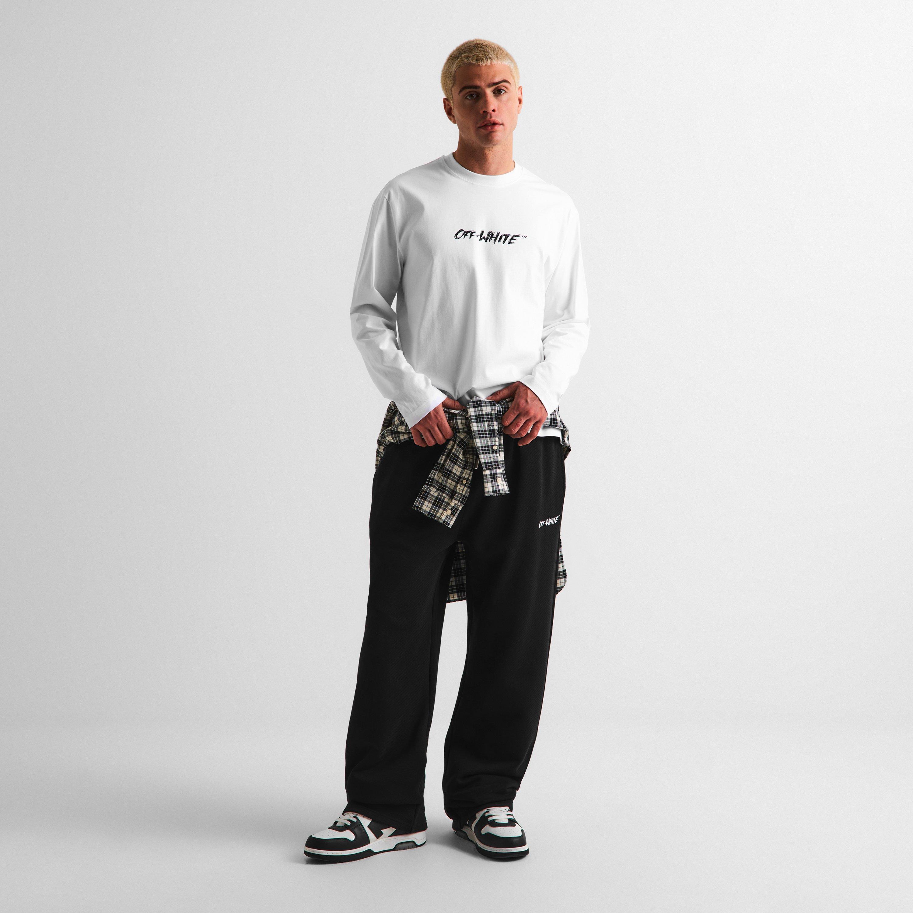 White - Off White - Men's Long Sleeve T-Shirt - 6