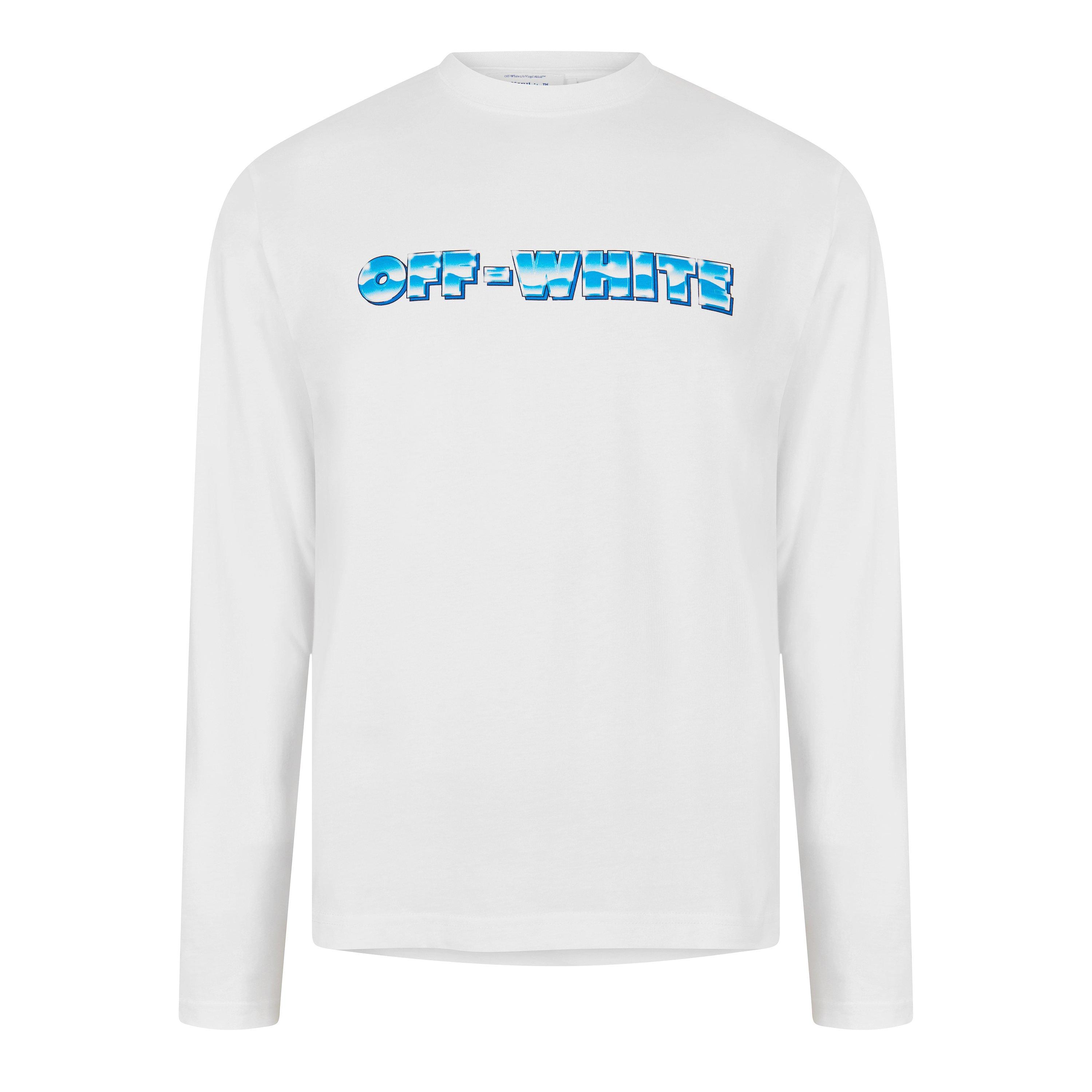 White - Off White - Men's Long Sleeve T-Shirt - 1