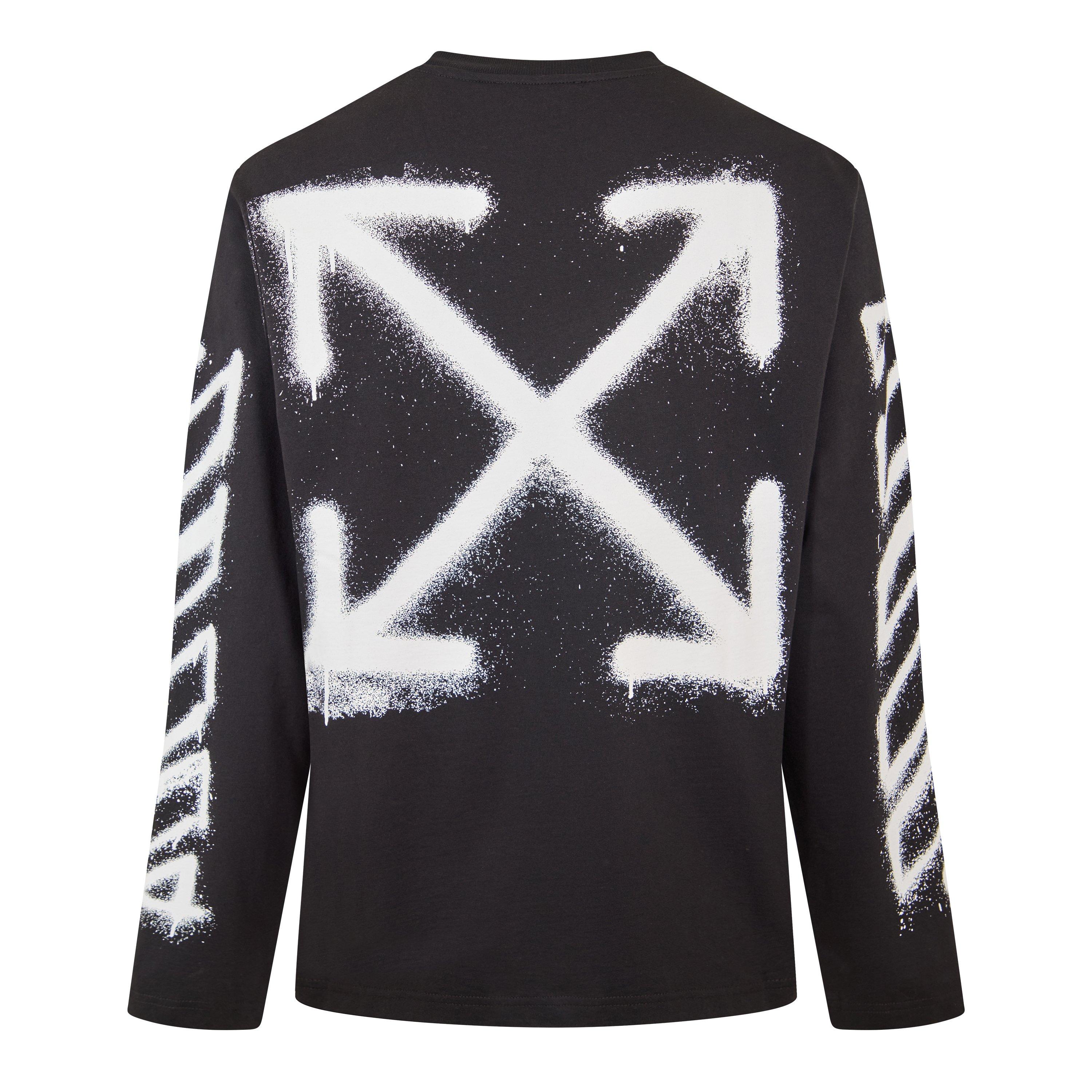 Black - Off White - Men's Long Sleeve T-Shirt - 2