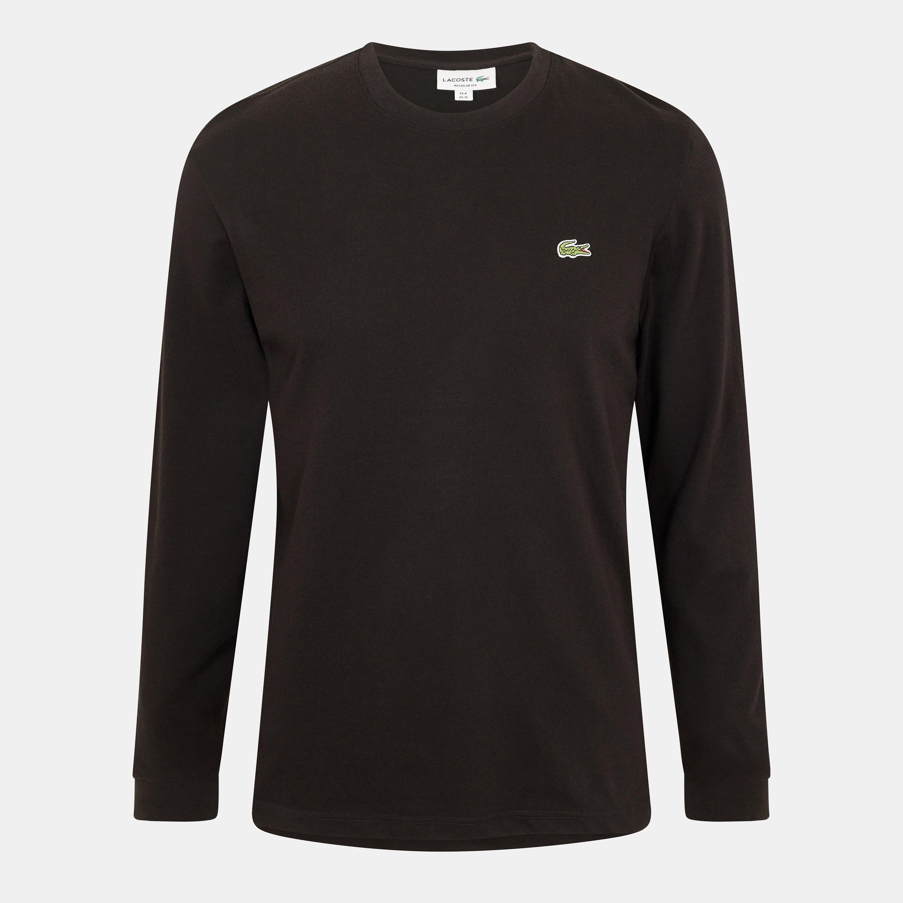 Black 031 - Lacoste - Men's Long Sleeve T-Shirt - 1