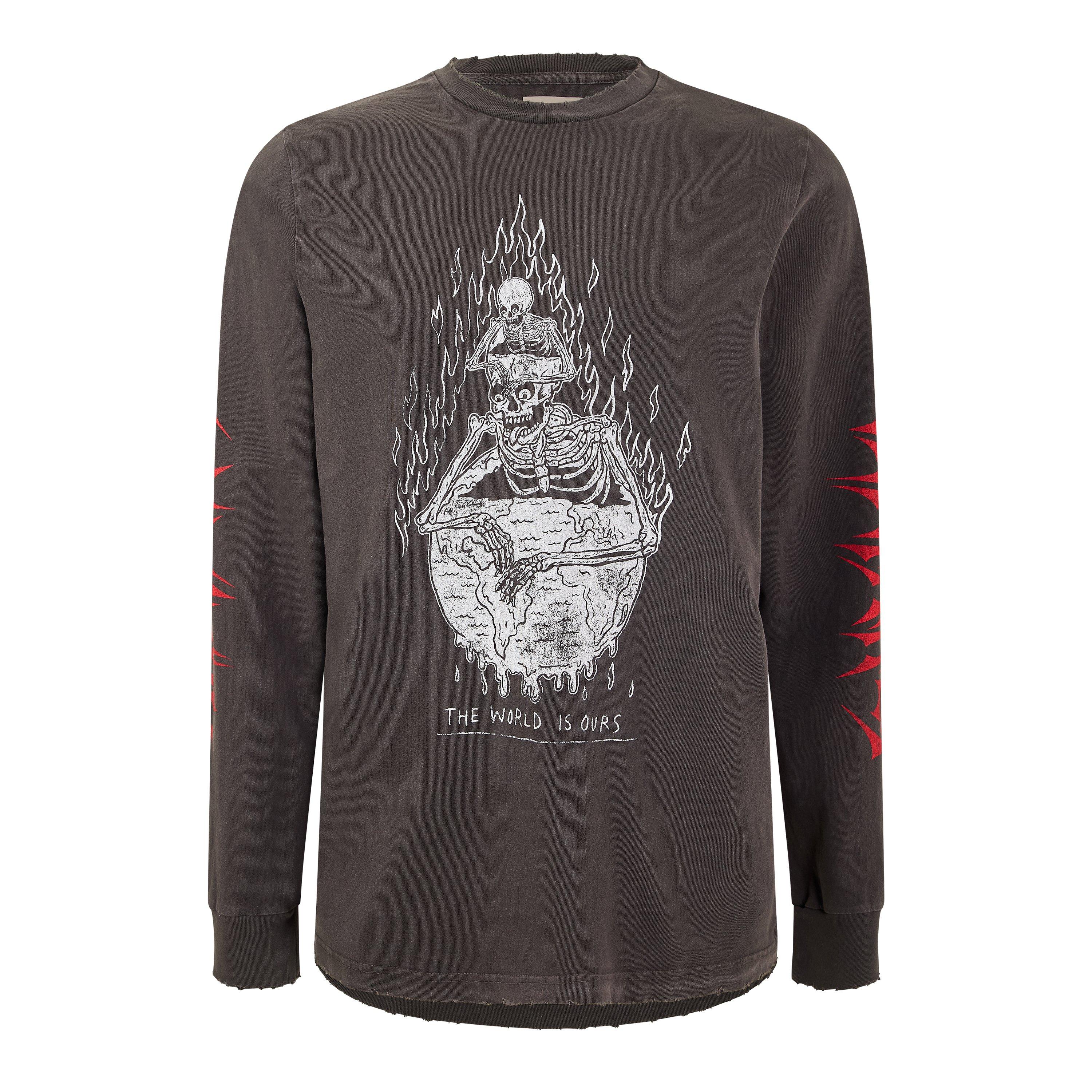 Vintage Black - Gallery Dept - Men's Long Sleeve T-Shirt - 1