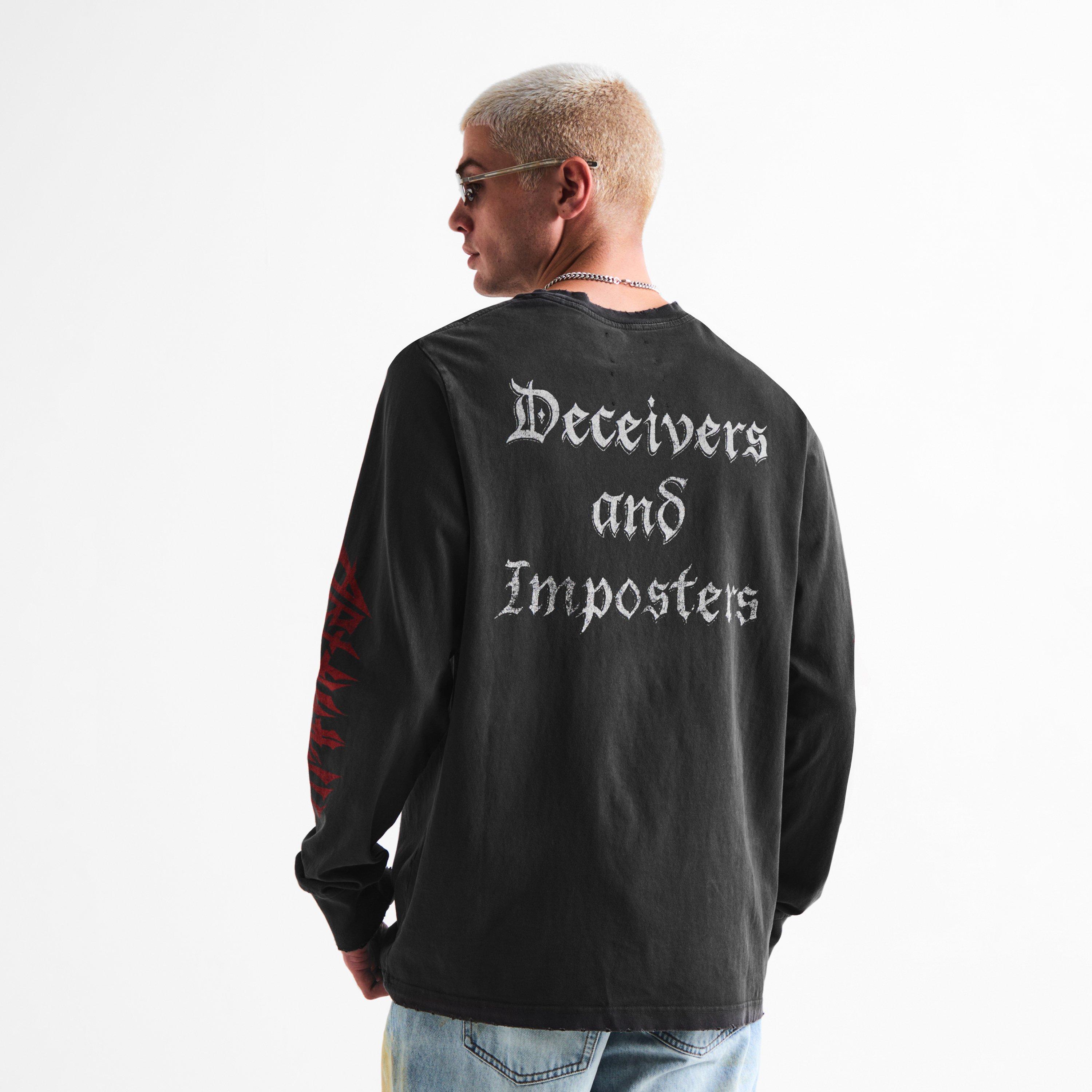 Vintage Black - Gallery Dept - Men's Long Sleeve T-Shirt - 4