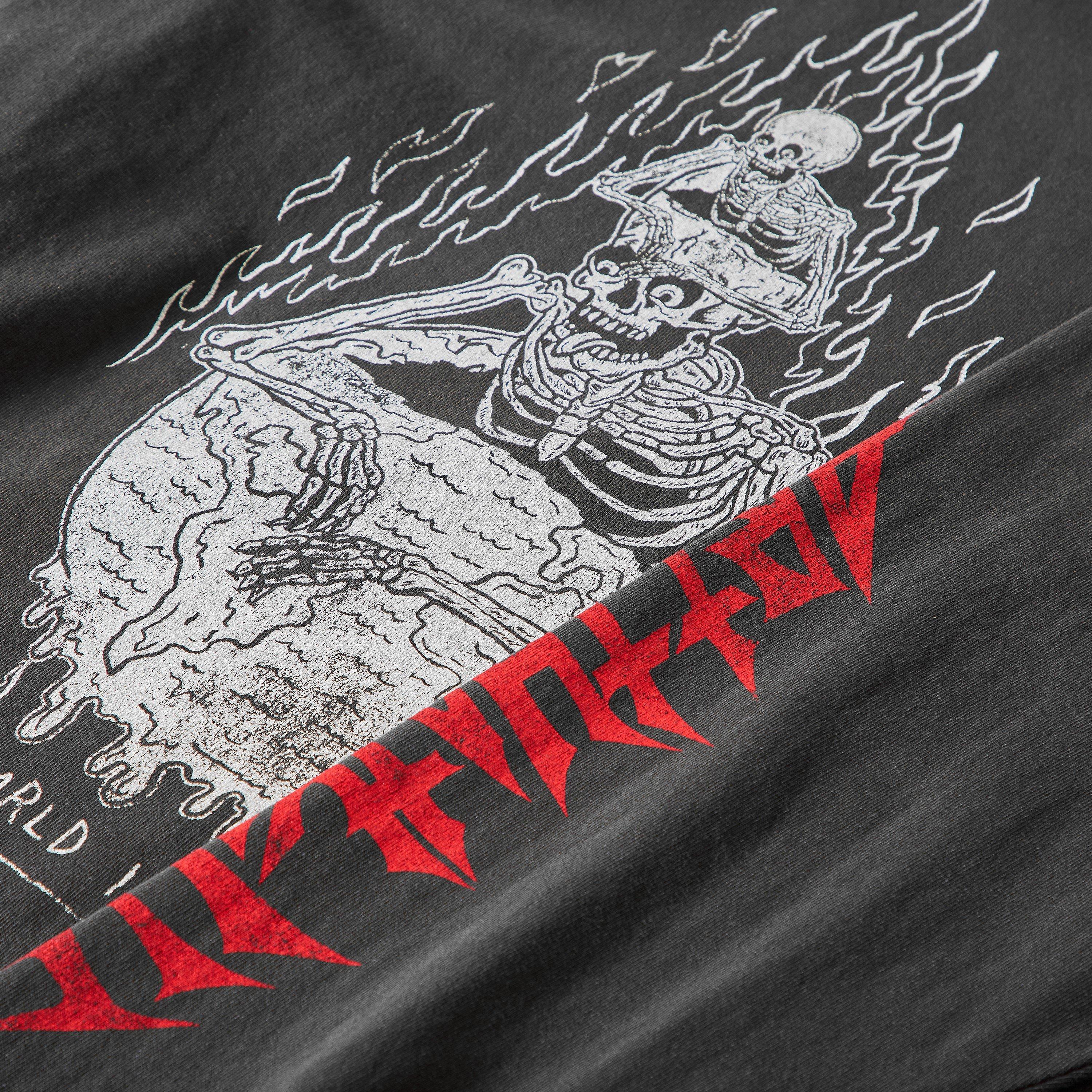 Vintage Black - Gallery Dept - Men's Long Sleeve T-Shirt - 5