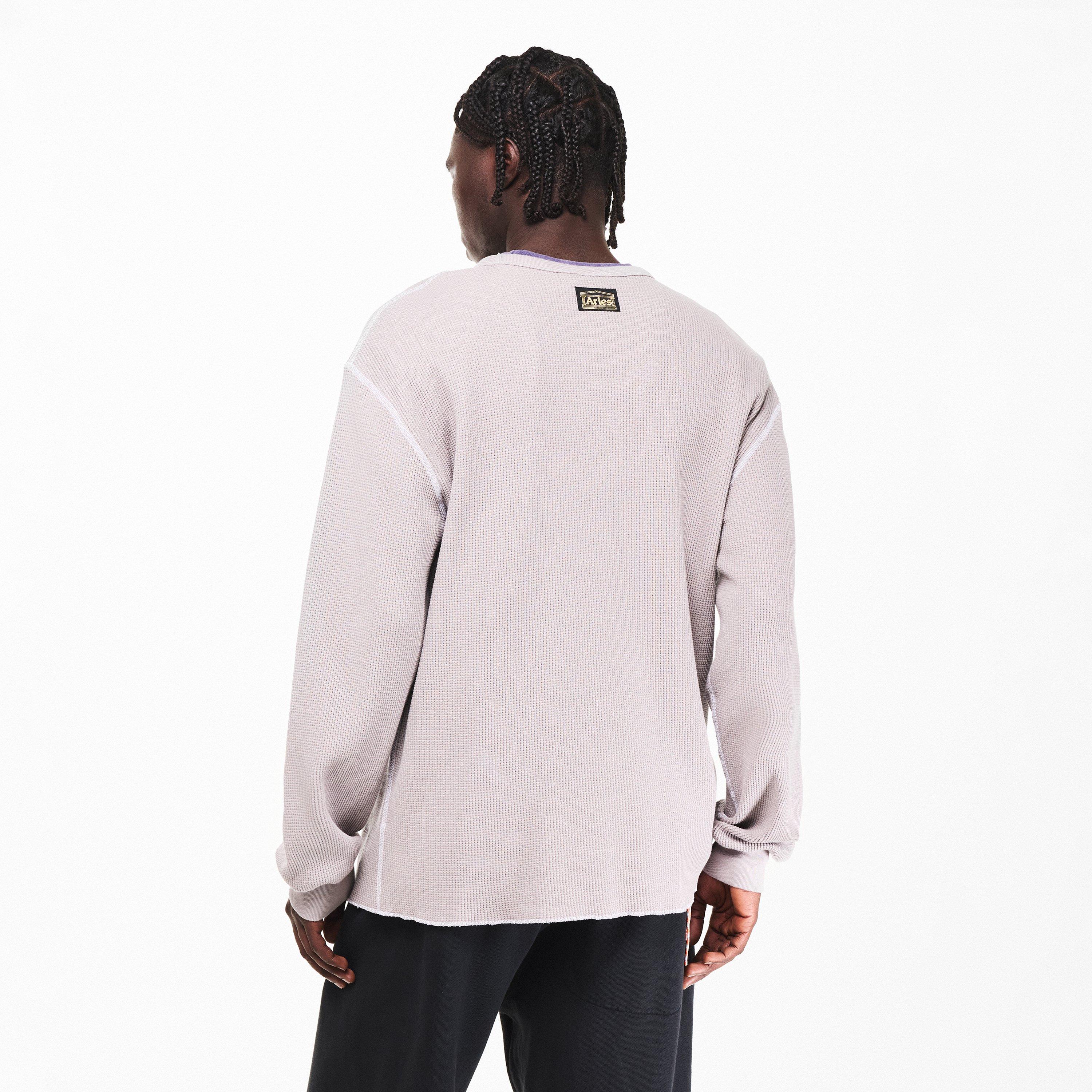 Grey - Aries - Men's Temple Long Sleeve T-Shirt - 4