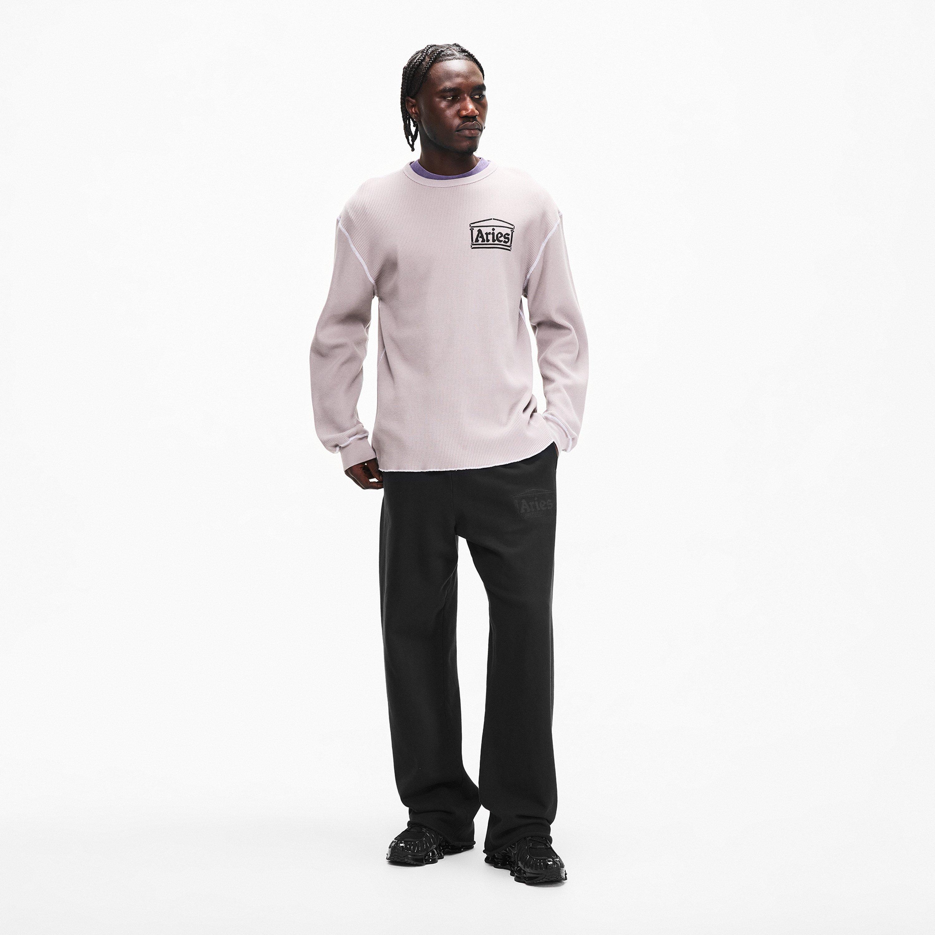 Grey - Aries - Men's Temple Long Sleeve T-Shirt - 6