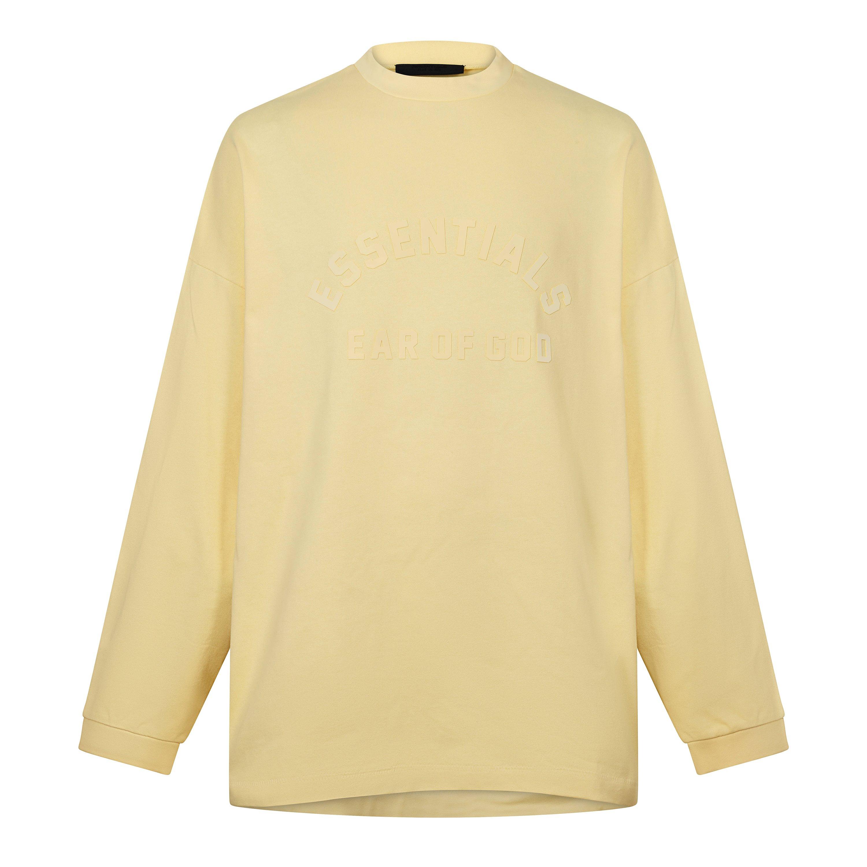 Fear Of God Essentials Men's Long Sleeve T-Shirt - Yellow - X Small