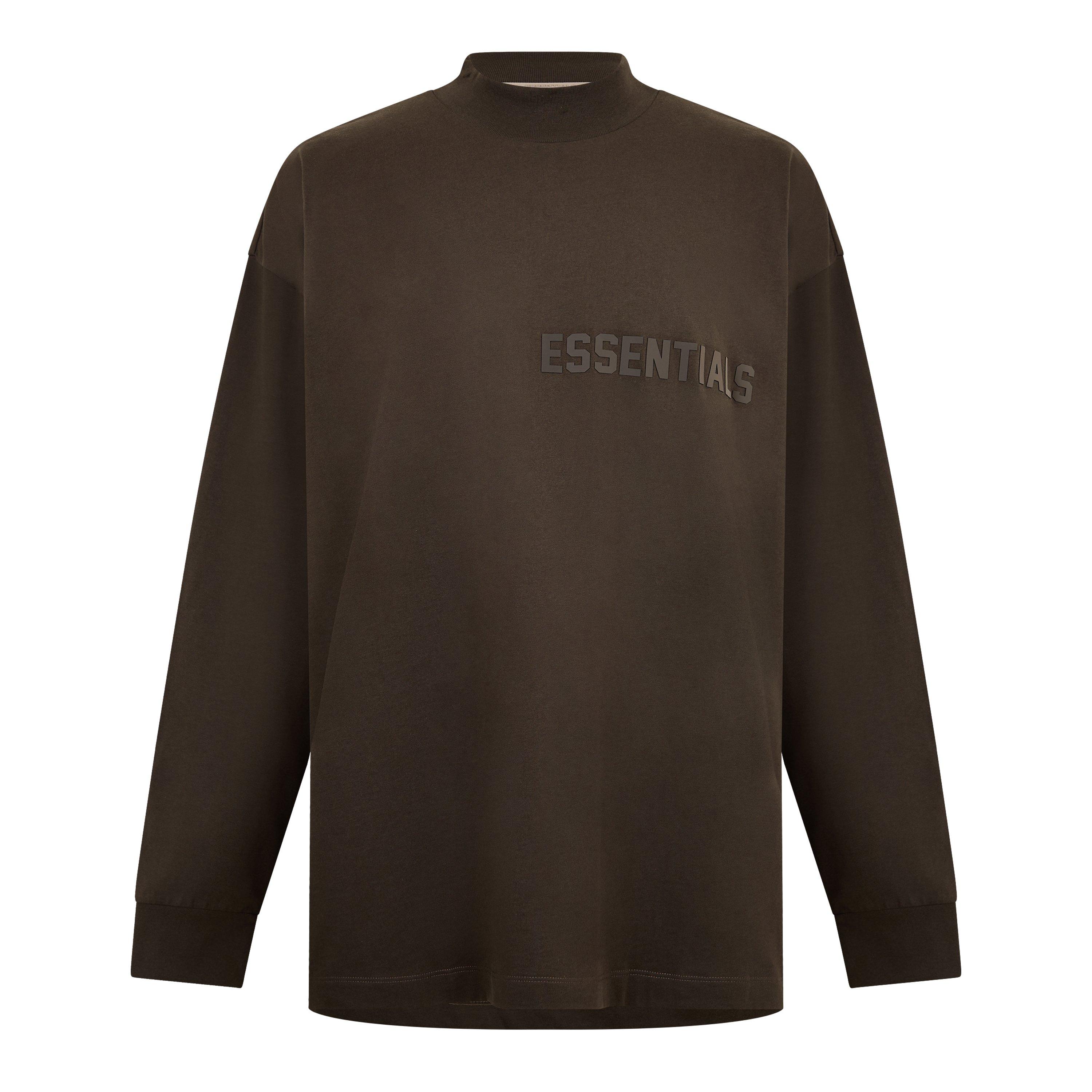 Black - Fear Of God Essentials - Men's Long Sleeve T-Shirt - 1