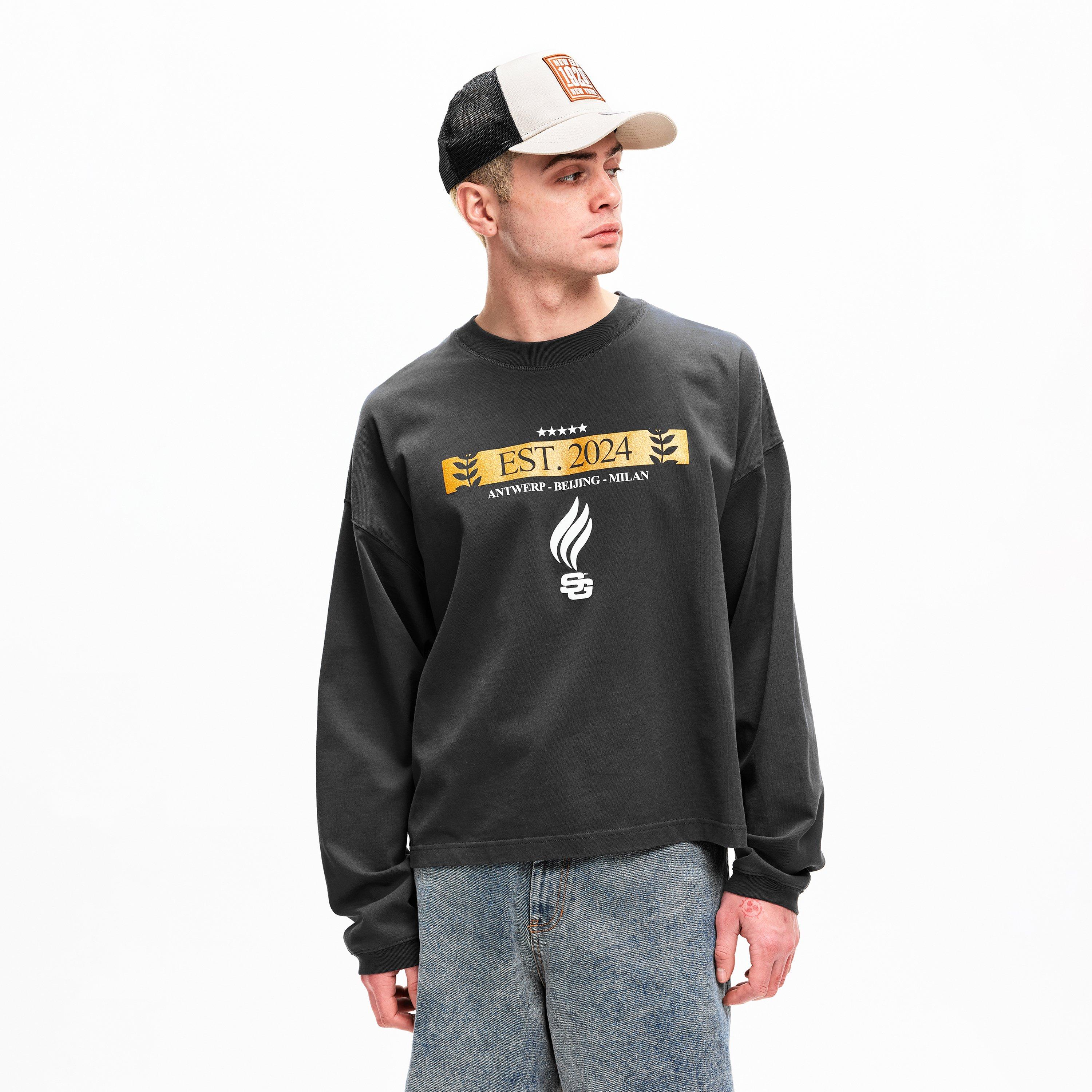 Jet Black - Summer Games - Men's Laurel Long Sleeve T-Shirt - 3